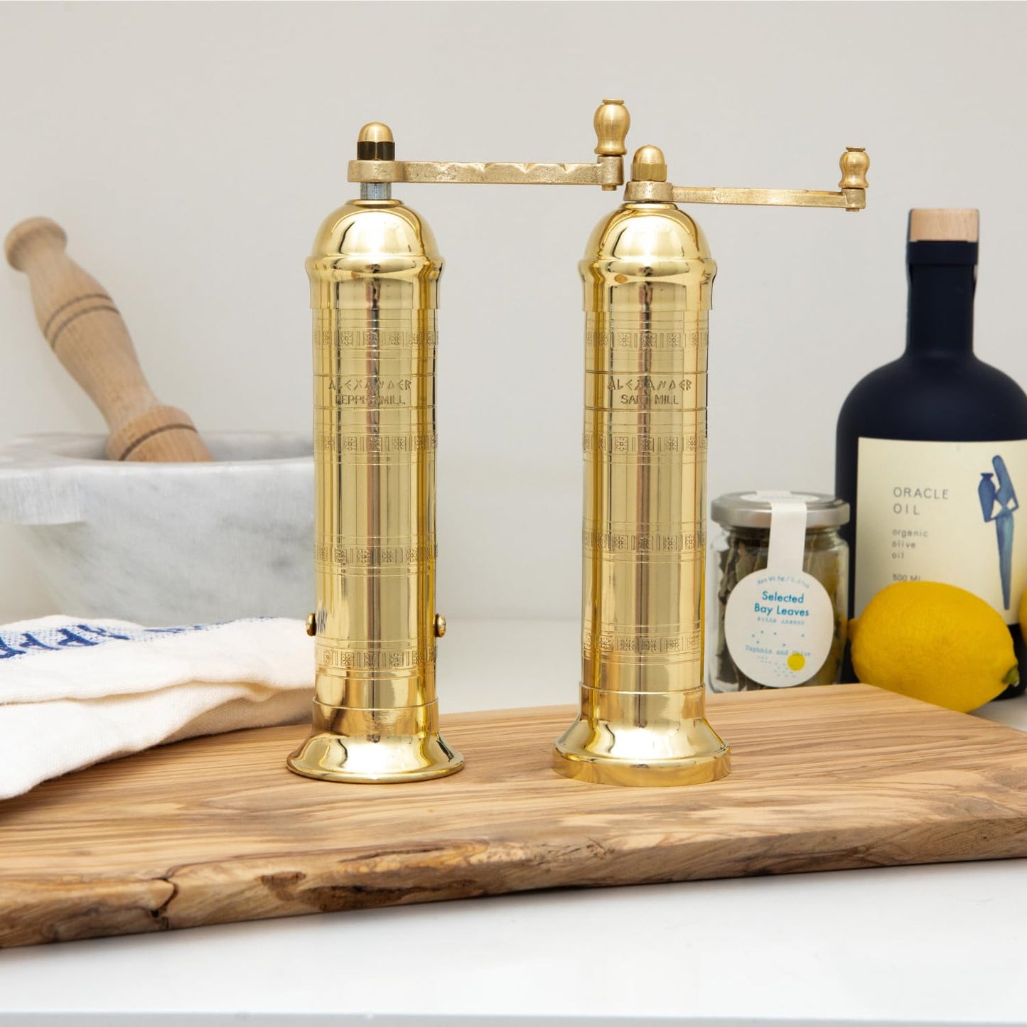 Alexander Home The Original European Mill (Brass, 10-Inch Pepper)
