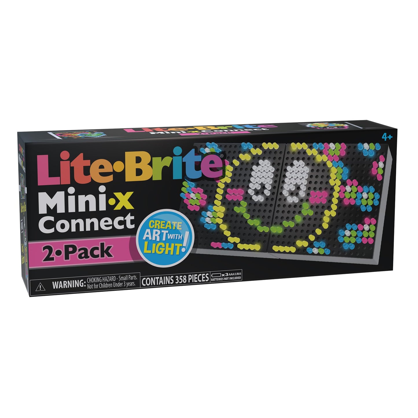 Lite-Brite Mini-X Connect, 2-Pack