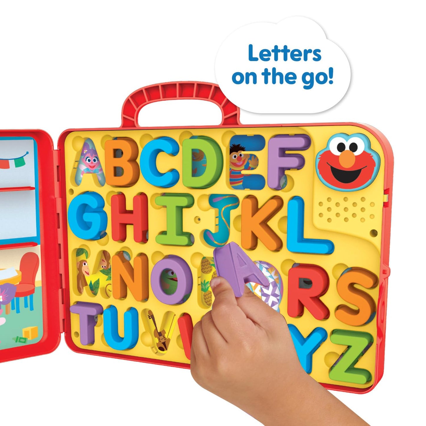 Sesame Street Elmo’s Learning Letters Bus Activity Board, Preschool Learning and Education, Officially Licensed Kids Toys for Ages 2 Up, Gifts and Presents