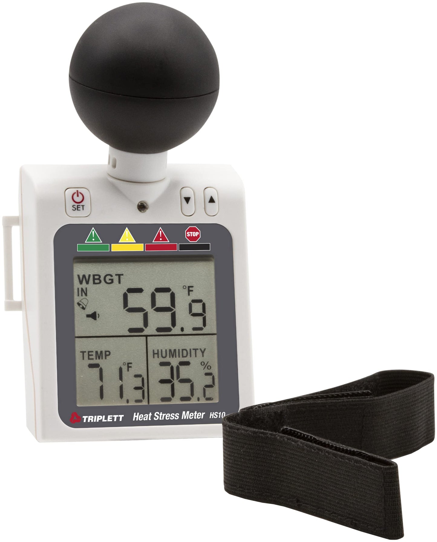 Triplett HS10 Indoor/Outdoor Heat Stress WBGT (Wet Bulb Globe Temperature) Meter