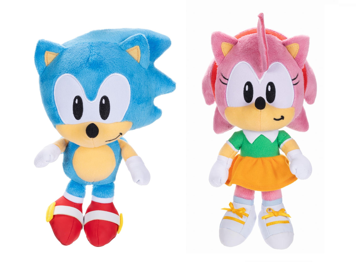 Sonic The Hedgehog 9" Plush 2-Pack, Sonic & Amy