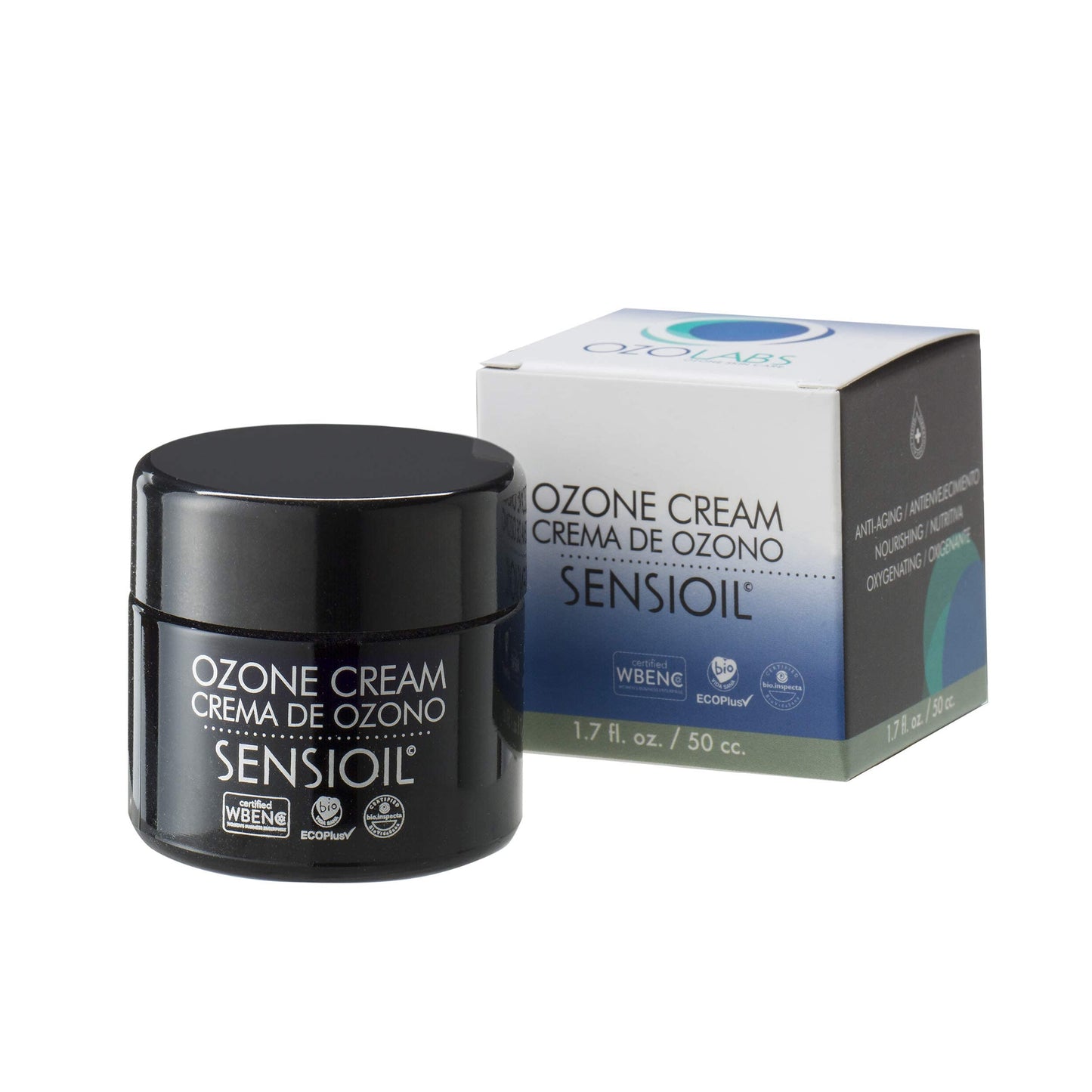 OZOLABS® | OZONE CREAM | With the benefits of certified organic ozonated oils | 1.7 fl. oz.