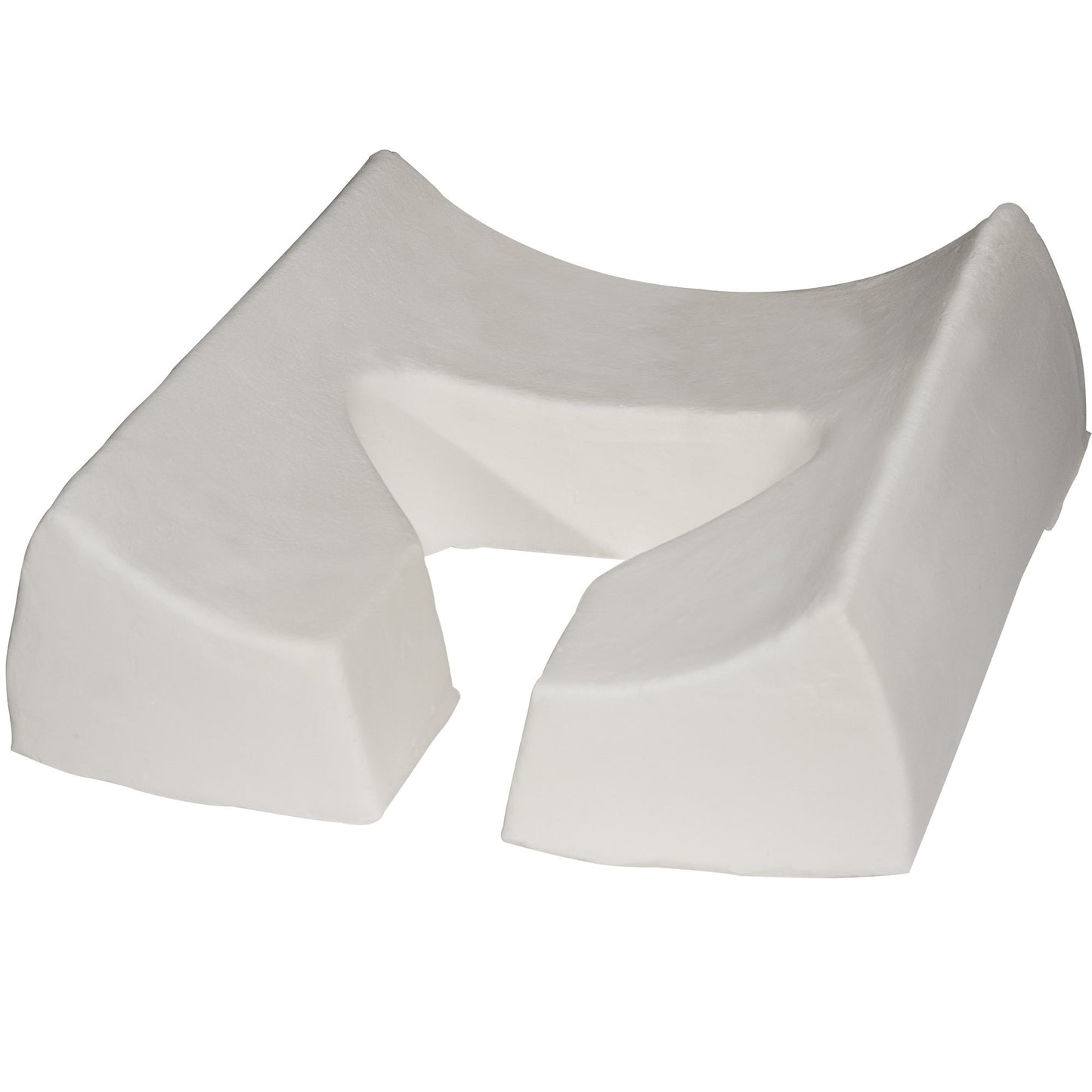 Master Massage Patented Memory Foam Ergonomic Dream Face Cushion Pillow Headrest, Cream