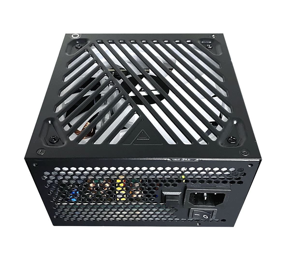Apevia ATX-PM650W Premier 650W 80+ Gold Certified Active PFC ATX Semi-Modular Gaming Power Supply with 366 RGB Light Modes