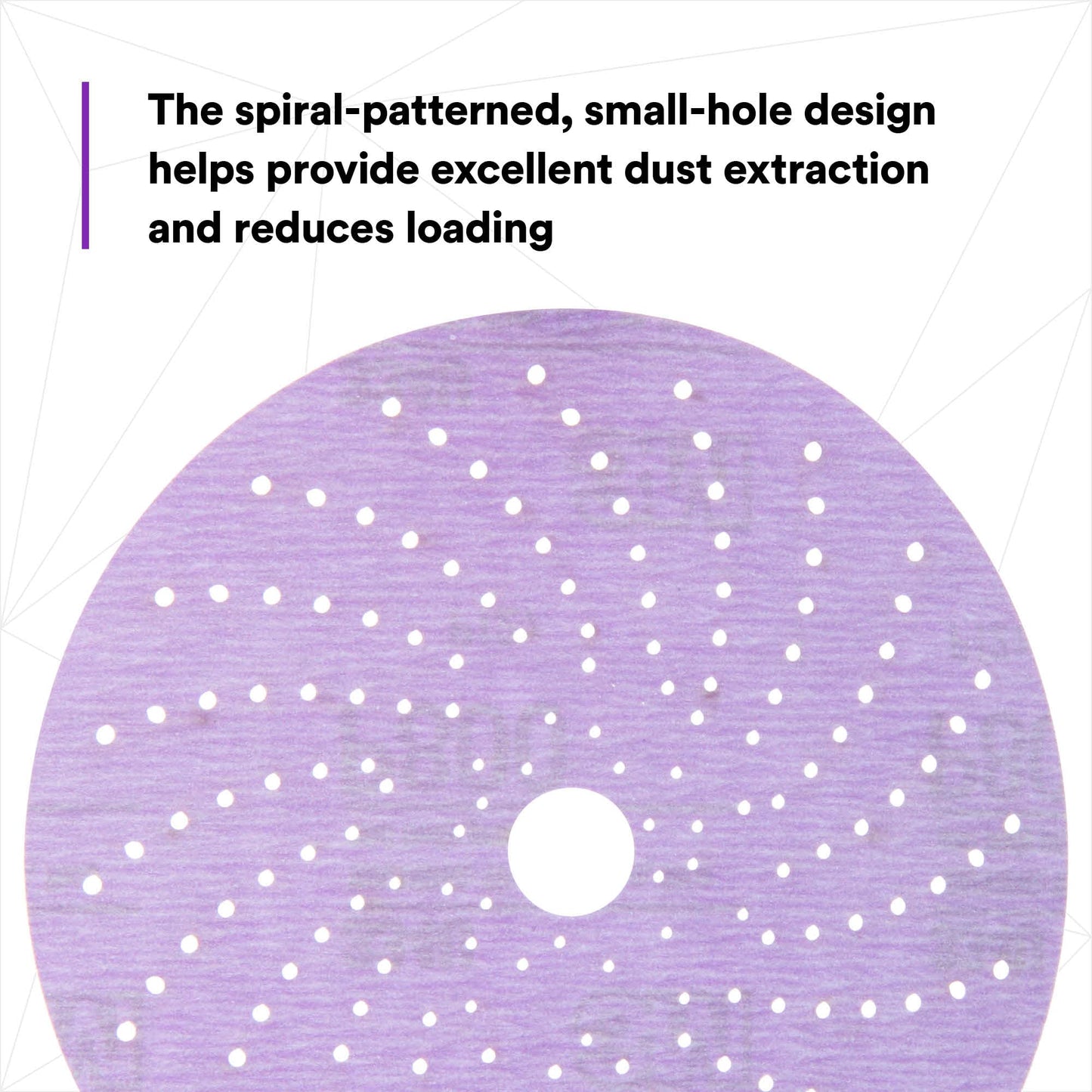 3M Cubitron II Hookit Purple Clean Sanding Abrasive Disc 31487, 6 in, 800+ Grade, Pack of 50 Discs, Virtually Dust-Free, High Performance, Long Lasting, Multi-Hole Pattern, for Automotive Sanding
