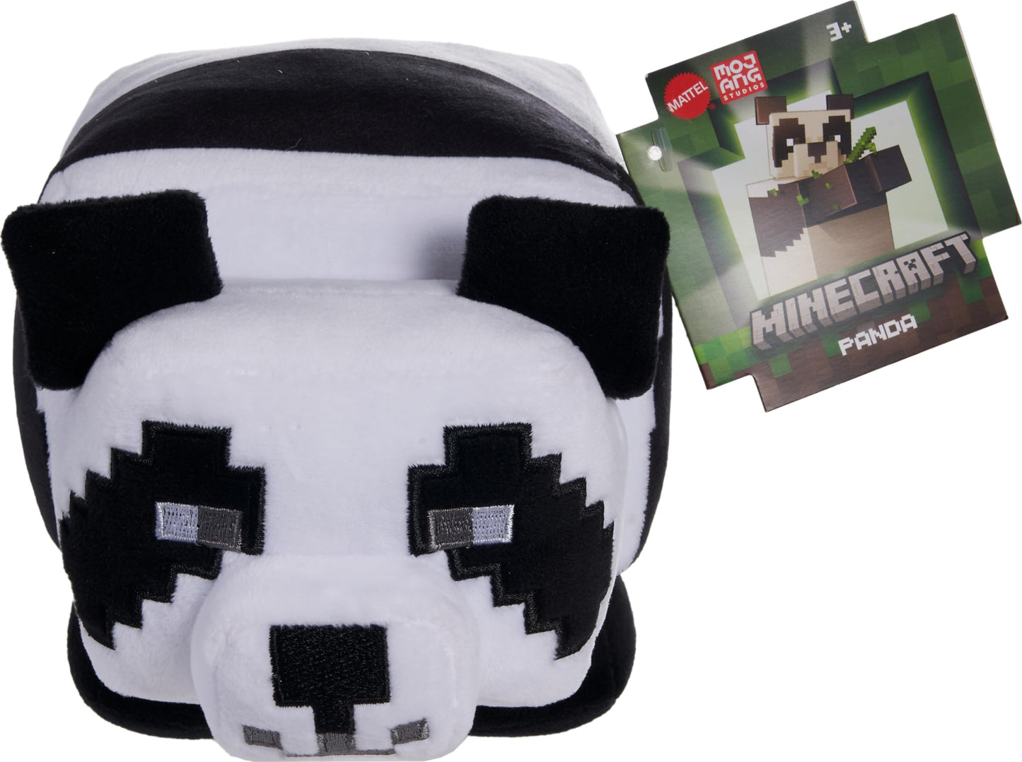 Mattel Minecraft Basic Panda Plush, Video-Game Character Soft Doll, Collectible Toy Gift for Ages 3 Years & Older