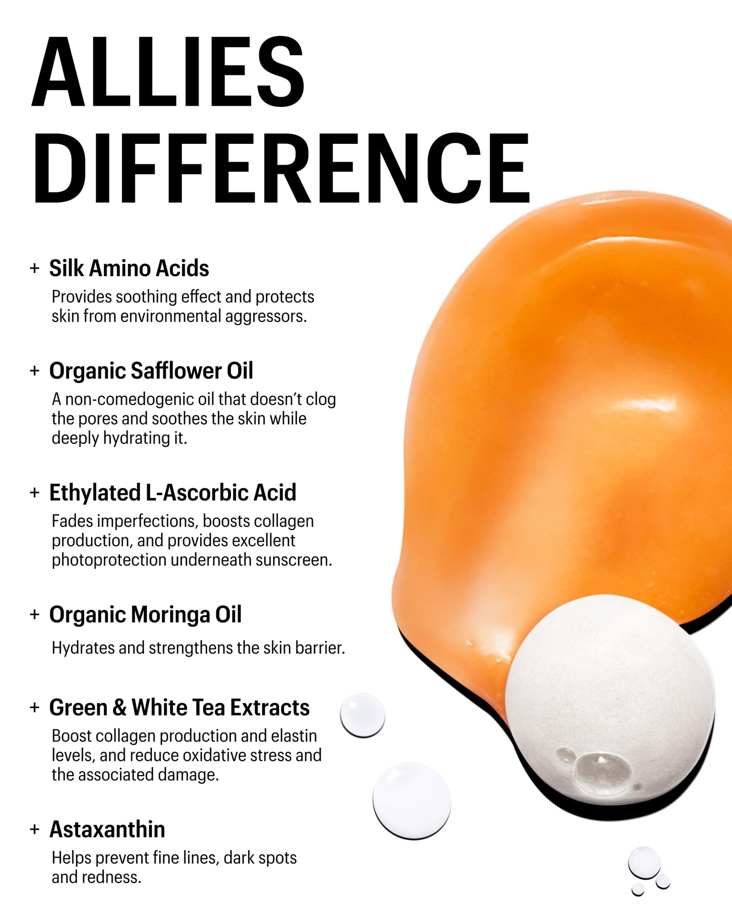 Allies of Skin Molecular Silk Amino Hydrating Cleanser: Hyaluronic Acid, Ceramides, Safflower & Moringa Oils. Nourishes, Conditions & Repairs 100 ml/2.4 oz