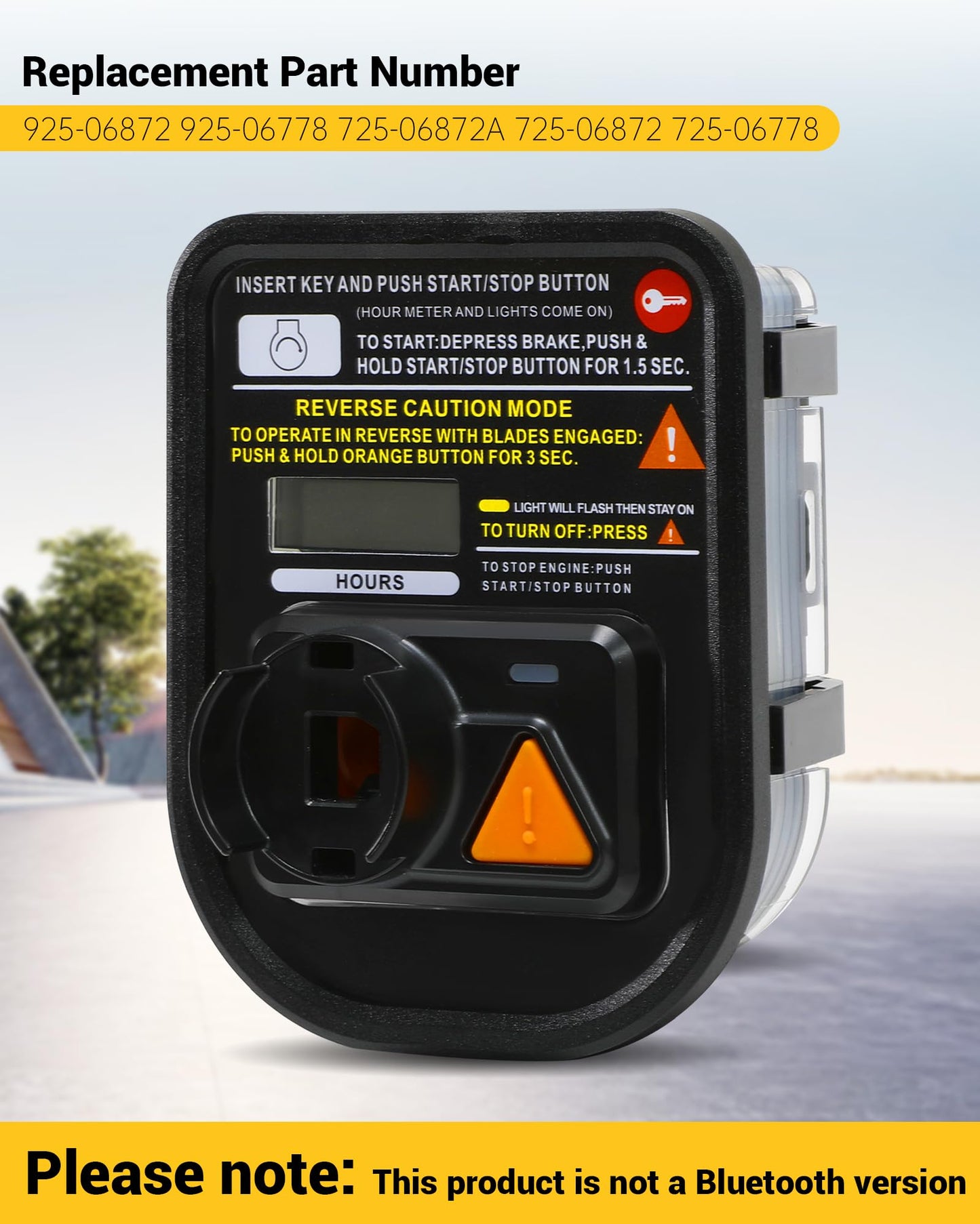 925-06427A Hour Service Meter Module Compatible with CUB Cadet LT42 LX46 XT1 XT2 SLX50 Tractors Replace 925-06427, 725-06427A, 725-06427