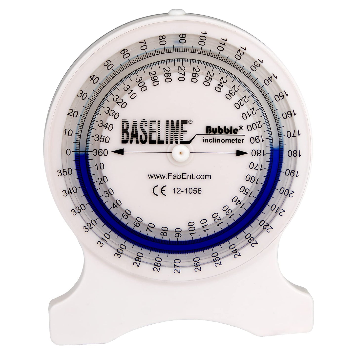 Baseline Bubble Inclinometer - Professional Easy To Read Range Of Motion Test For Physical Therapy, Rehabilitation, And Recovery With Carrying Case
