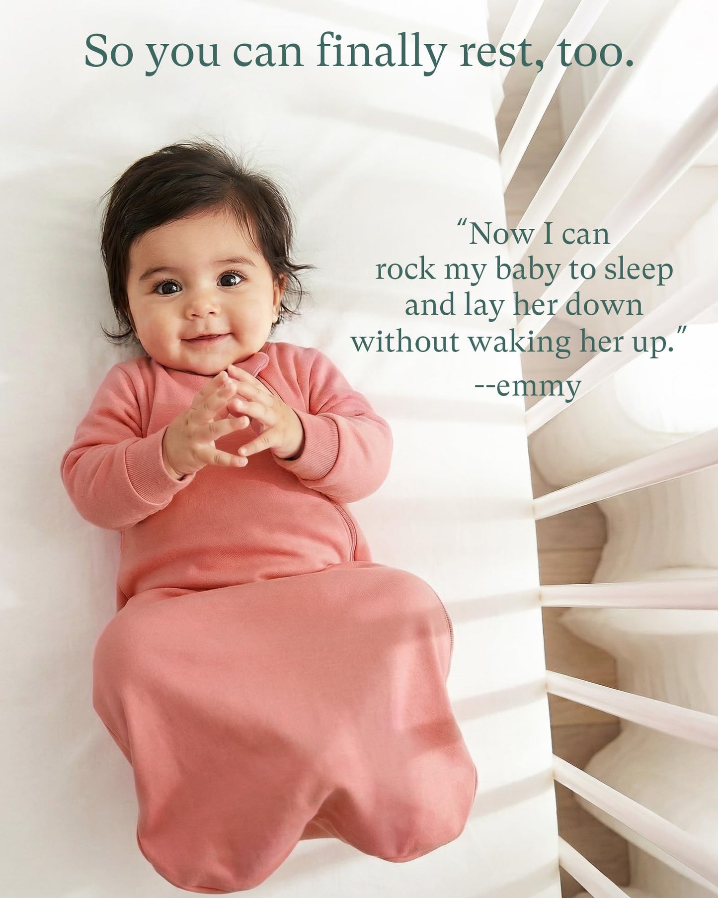 PurComfy Supersoft Long Sleeve Sleep Sack 1.0 TOG, Premium Bamboo Baby Sleeping Bag 2-Way Zipper Sleep Sack with Sleeves 6-15 Month, Sage