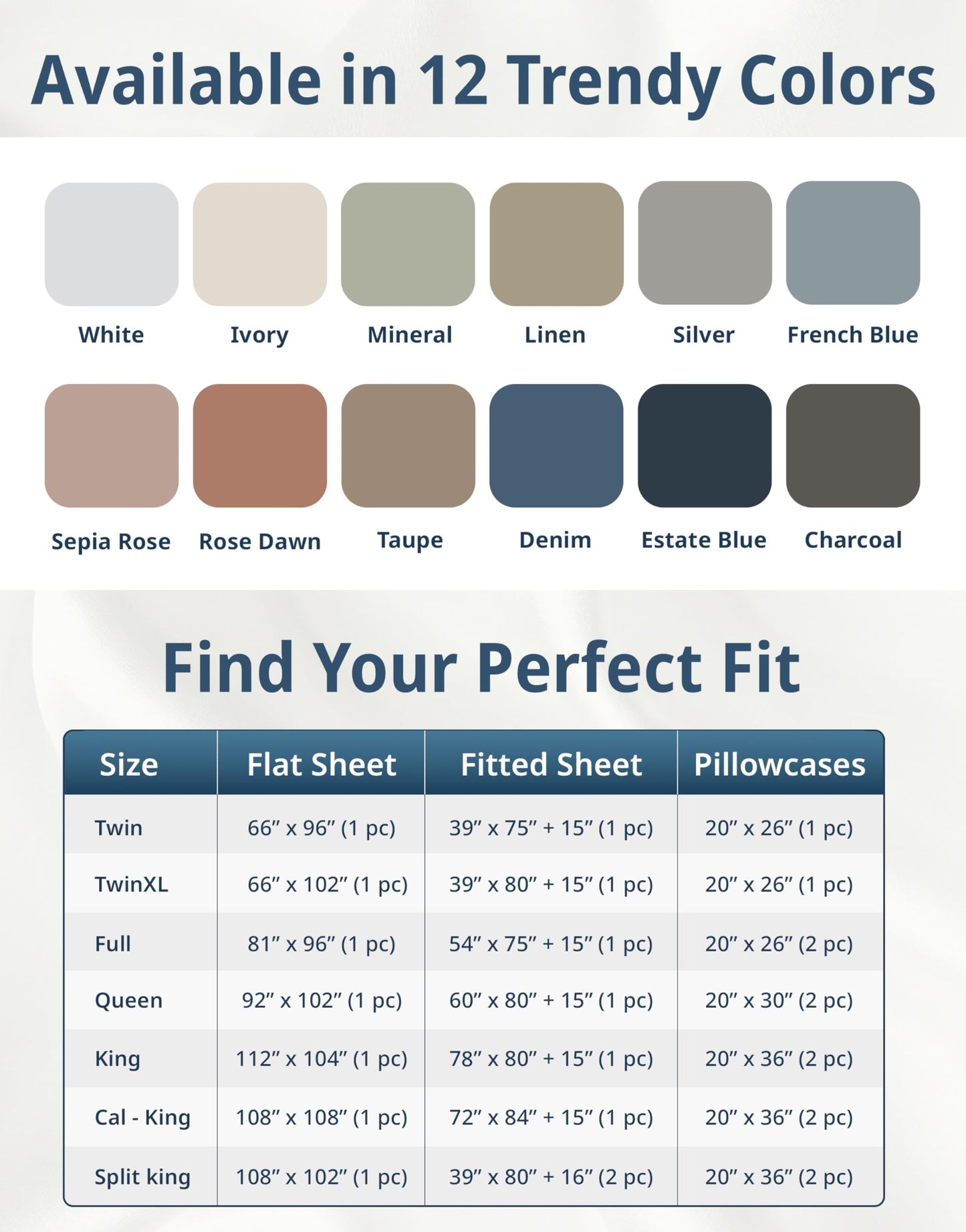 LANE LINEN King Size Sheets Set - 100% Cotton Sateen 600 Thread Count, Deep Pocket 4 Piece, Soft Breathable Hotel Luxury Oeko-Tex Certified Machine Washable All Season Durable Smooth Easy-Fit - White