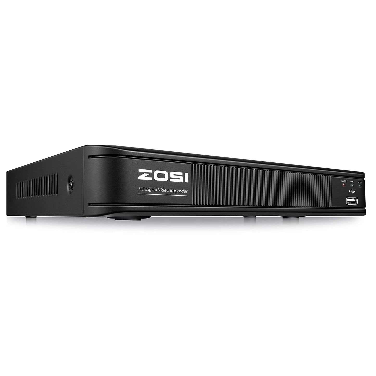 ZOSI H.265+ 8 Channel 5MP Lite 1080p CCTV DVR Recorder Without HDD, Hybrid Capability 4-in-1(Analog/AHD/TVI/CVI) Surveillance DVR for Security Camera, Remote Access, Human Vehicle Detect, Alert Push
