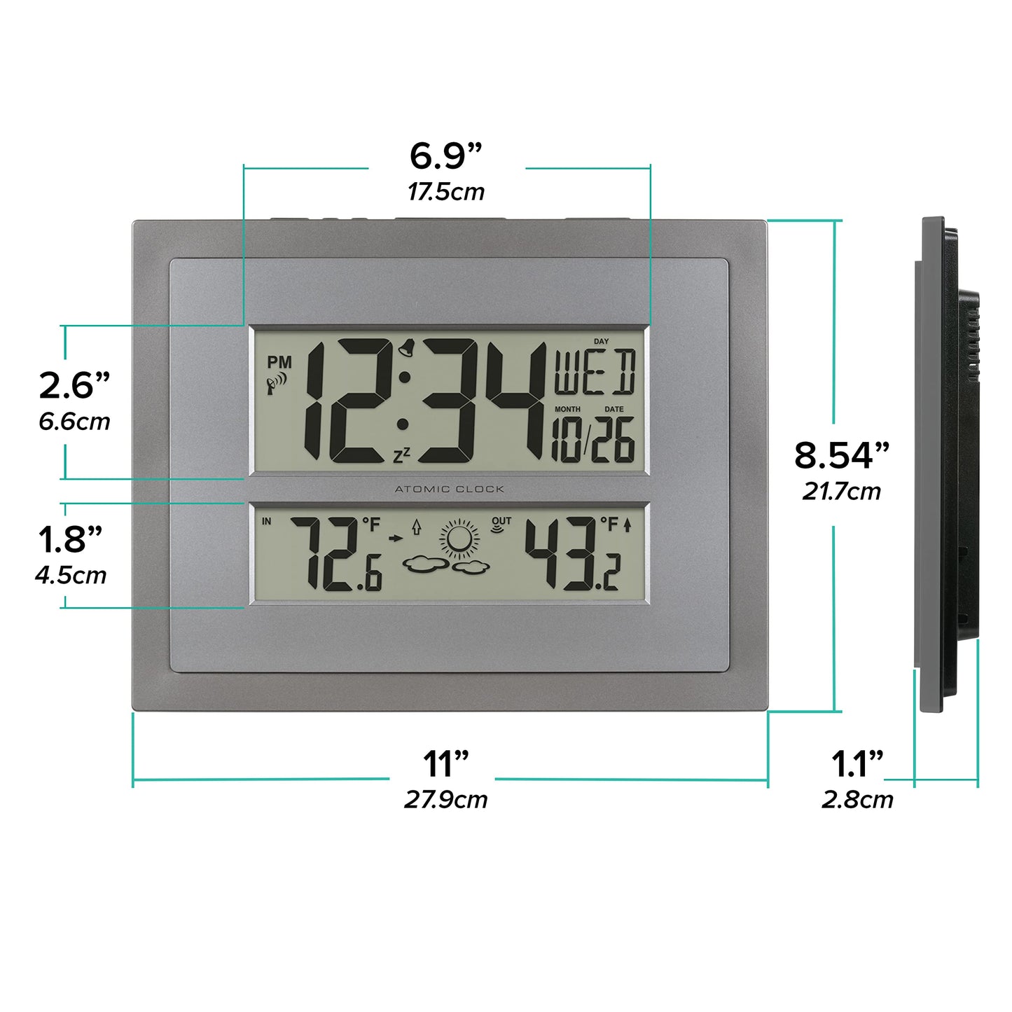 La Crosse Technology Atomic Wall/Table Clock (512-85937)