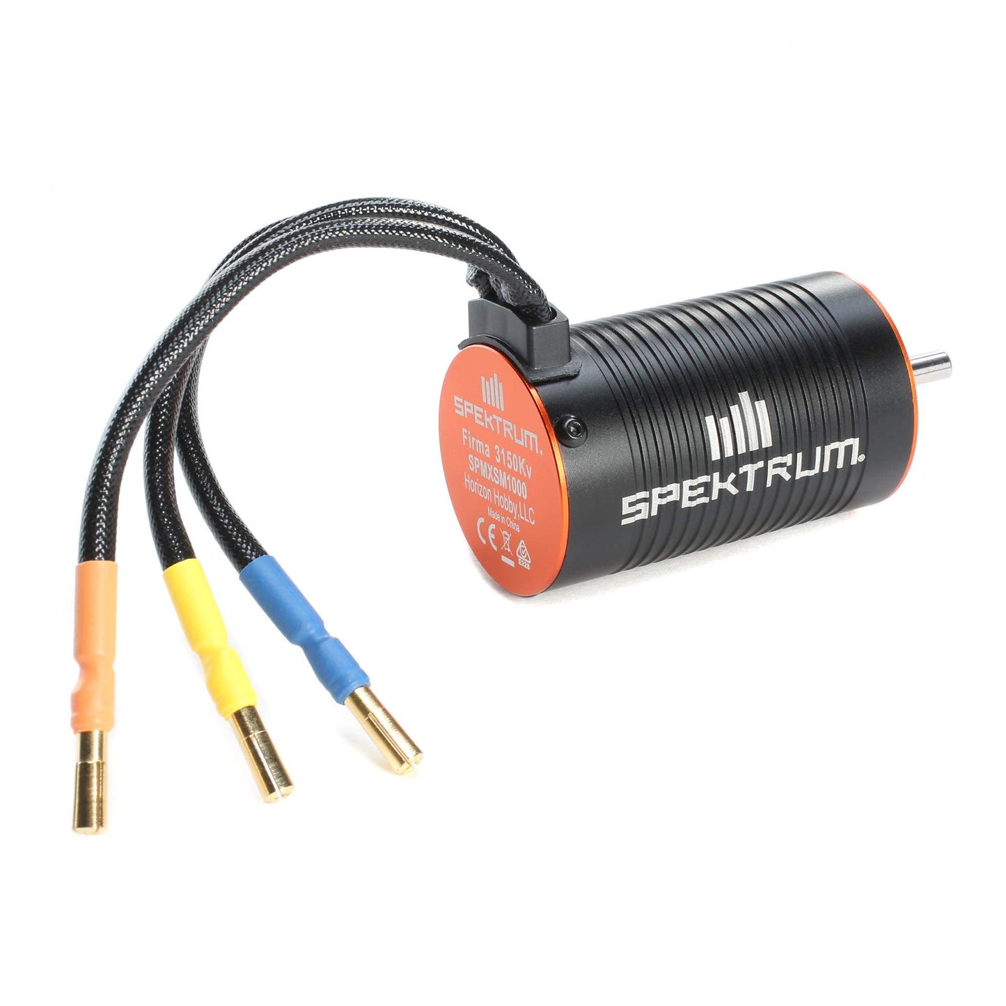 Spektrum Firma Brushless Motor, 3150Kv, 4mm Bullet, SPMXSM1000, Black