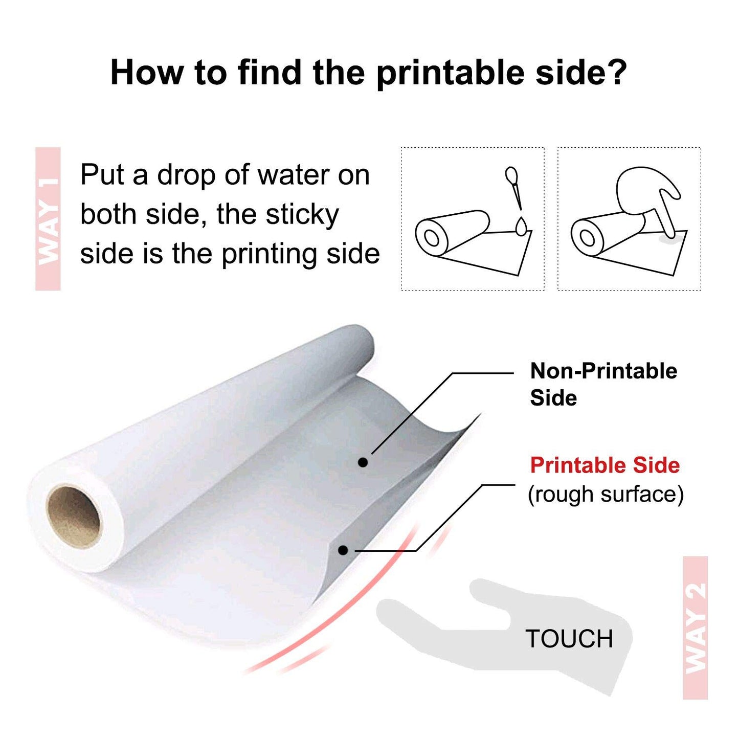 A-SUB Sublimation Paper Roll 105gsm 13 Inch x 300 Feet Quick Drying Compatible with Inkjet Printer