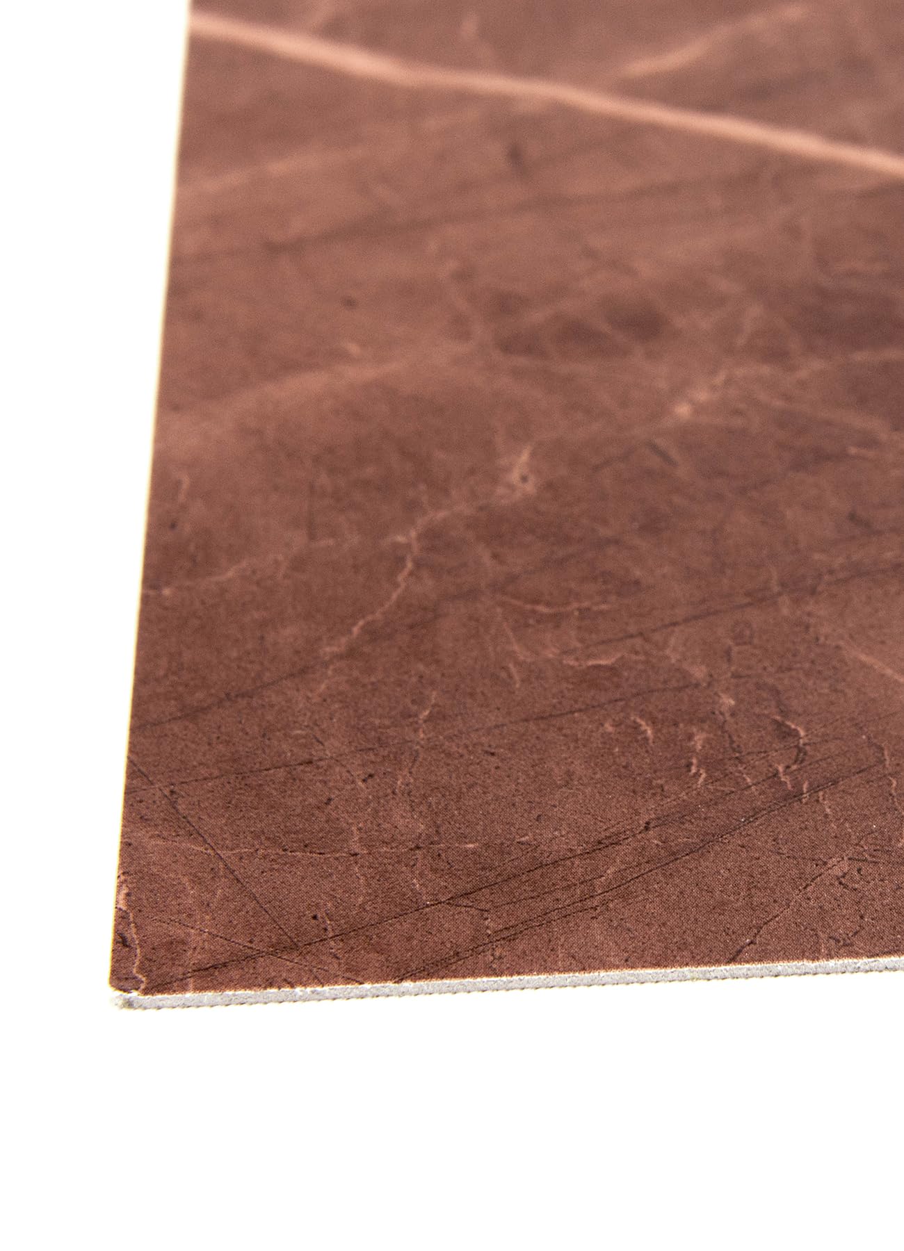 FloorPops x Chris Loves Julia Bonneville Oxblood Peel and Stick Floor Tiles, FP6333