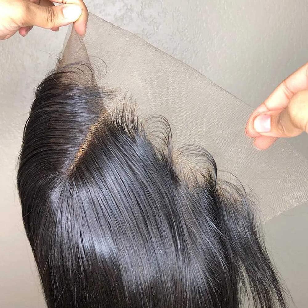 Grand Nature Frontal HD Lace Closure Only, 13x6 Frontal HD Lace, 5x5 HD Lace Closure Body Wave, Straight 4x4 Closure, 13x4 Lace Frontal HD Lace (Straight, 20"-13x6 Frontal)