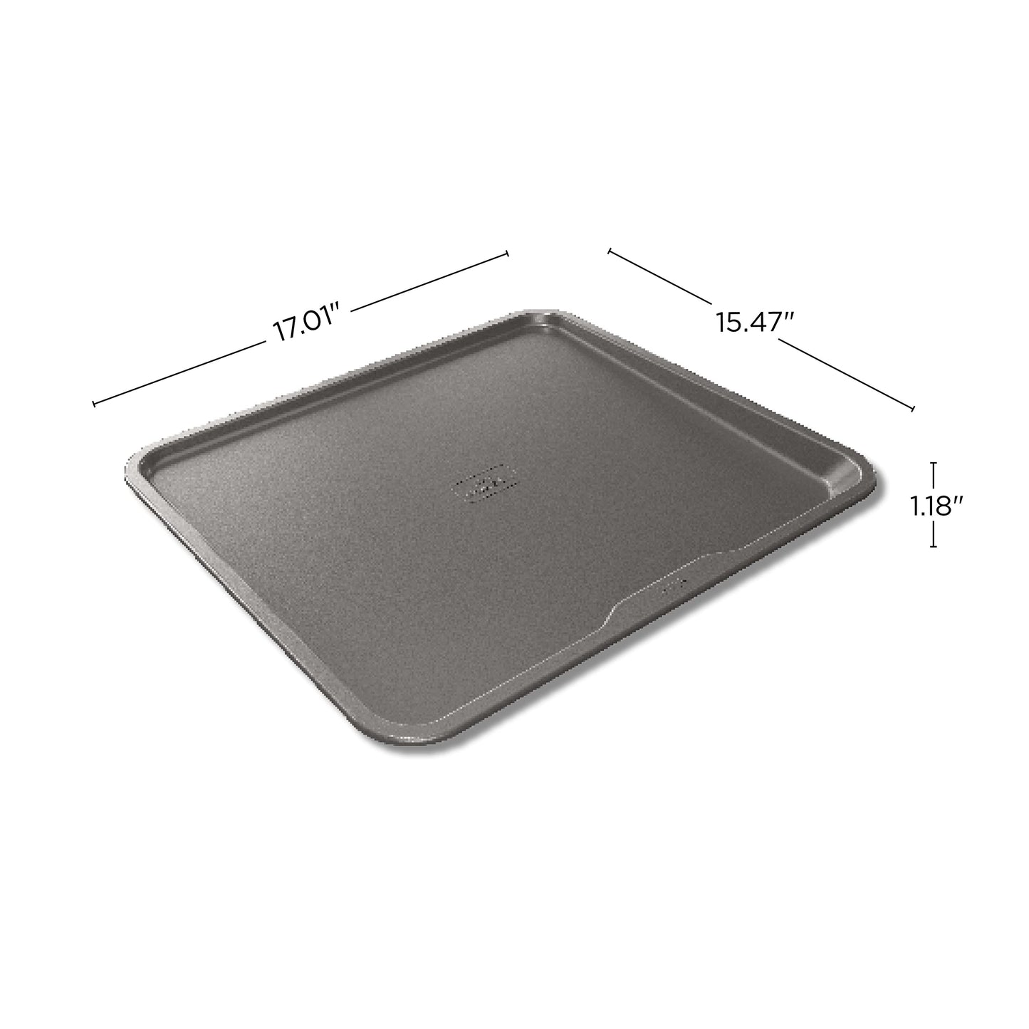 Ninja B30116 Foodi NeverStick Premium 14 inch x 16 inch Cookie Sheet, Nonstick, Oven Safe up to 500⁰F, Dishwasher Safe, Grey