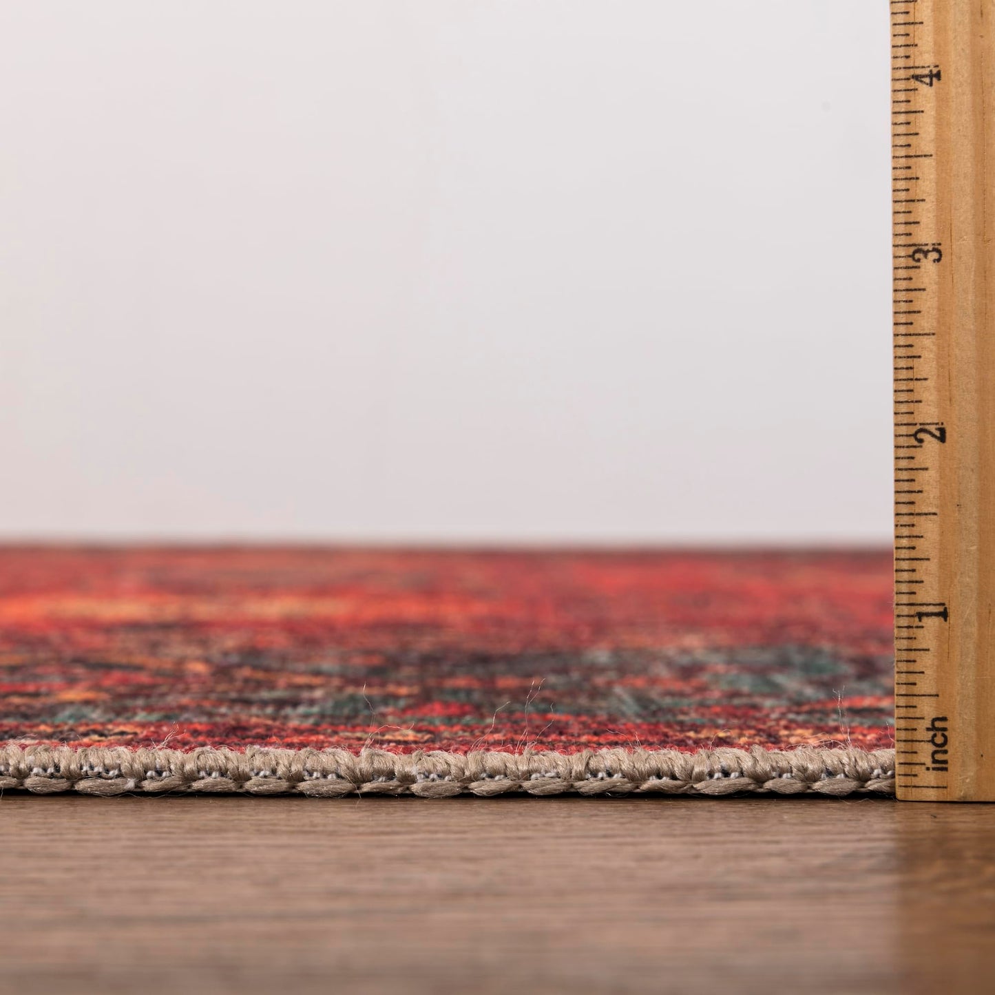 Keen Home Design 3x5 Rug - Machine Washable Entry Rug with Non-Slip Backing, Ideal for Enteryway, Kitchen, Bathroom, Laundry Room - Vintage, Easy Clean, Durable, Low Pile Rug - (3' x 5')