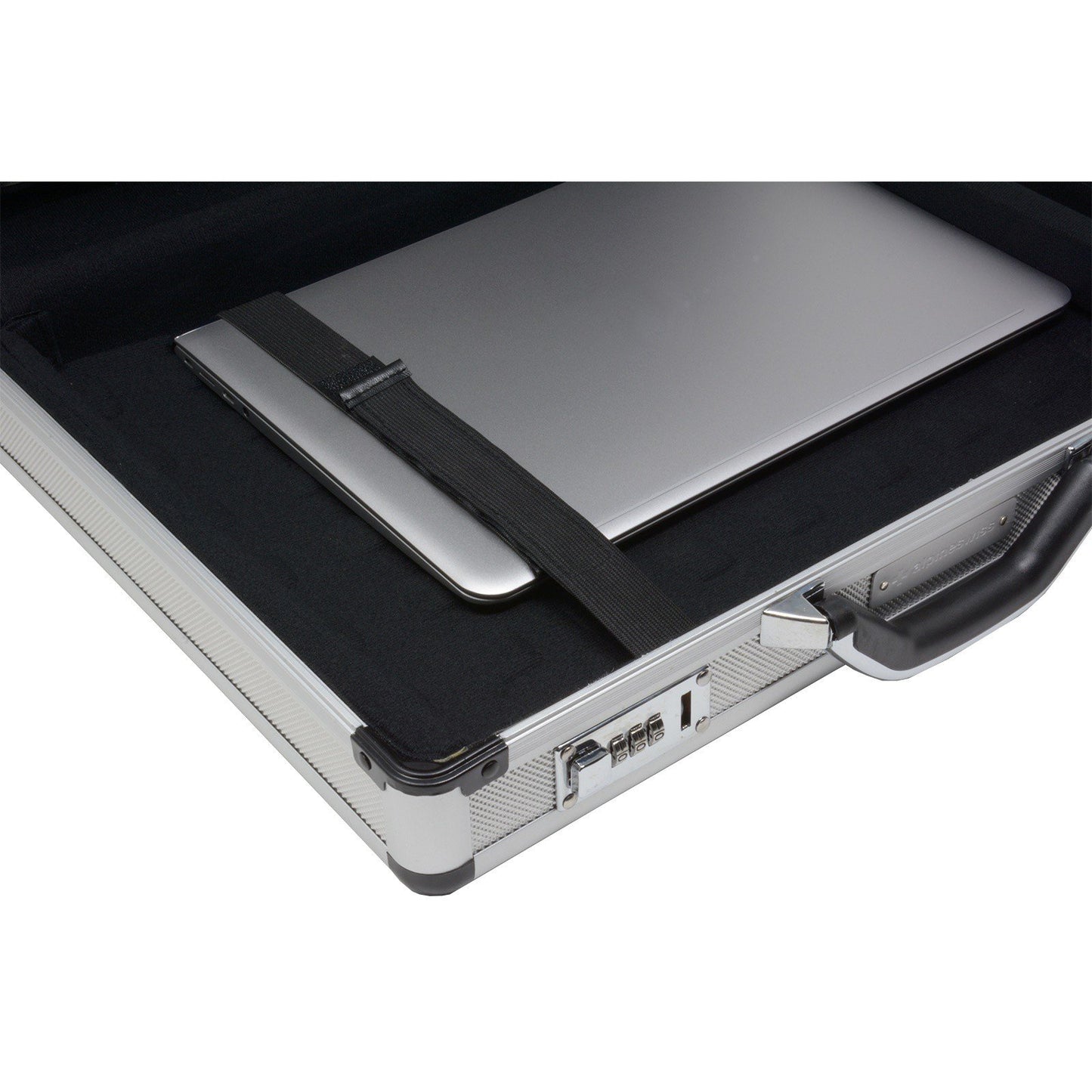Alpine Swiss Executive Aluminum Briefcase Padded Laptop Briefcase For Men Hard Shell Attache Case Combo Lock Business Case