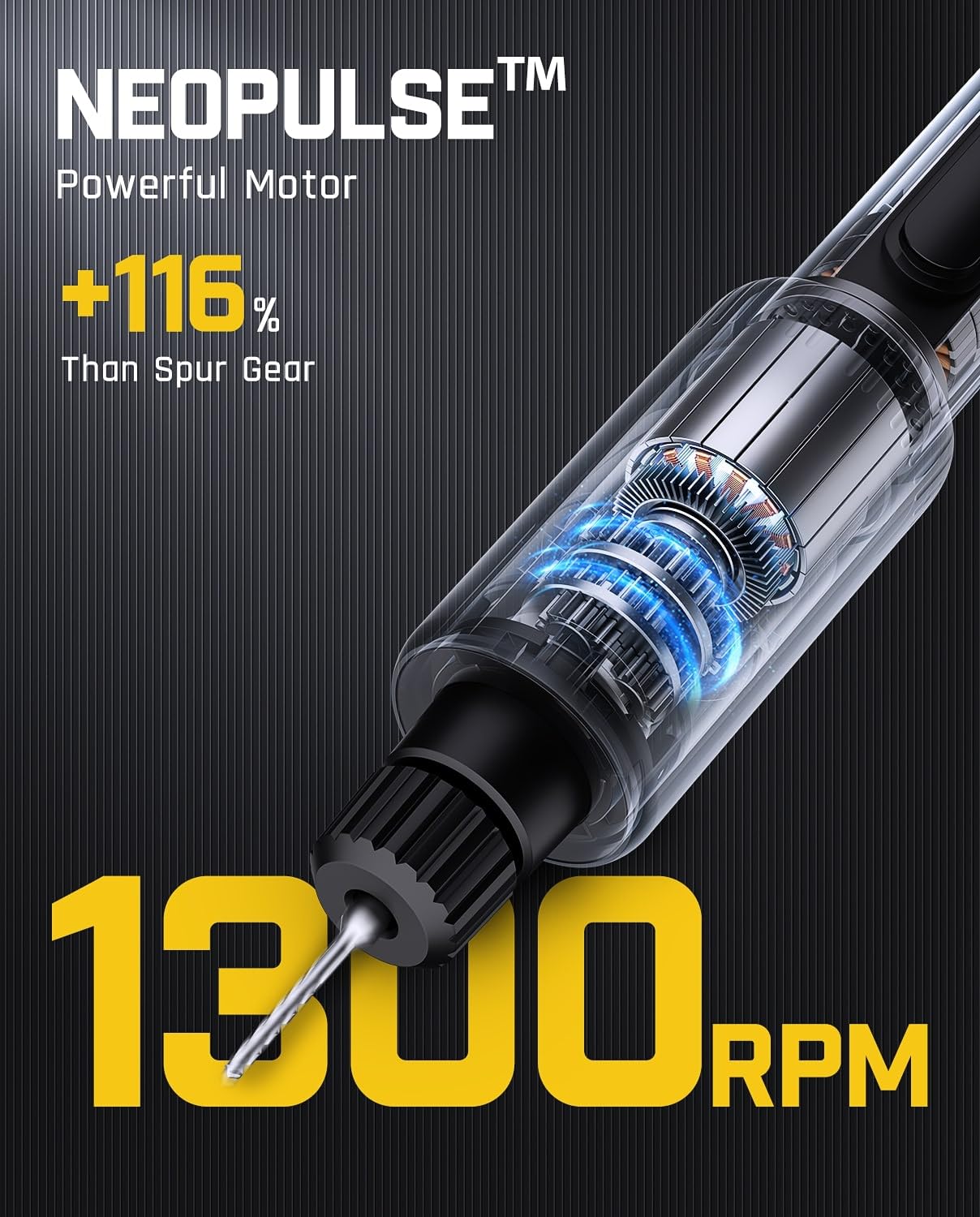Fanttik K2 Nano 3.7V Power Drill, Mini Precision Electric Driver, 20 Drill Bits, 800mAh Rechargeable, Tool Kit for DIY Projects, Shells, Plastic, Jewelry, PCB, Aluminum Plate