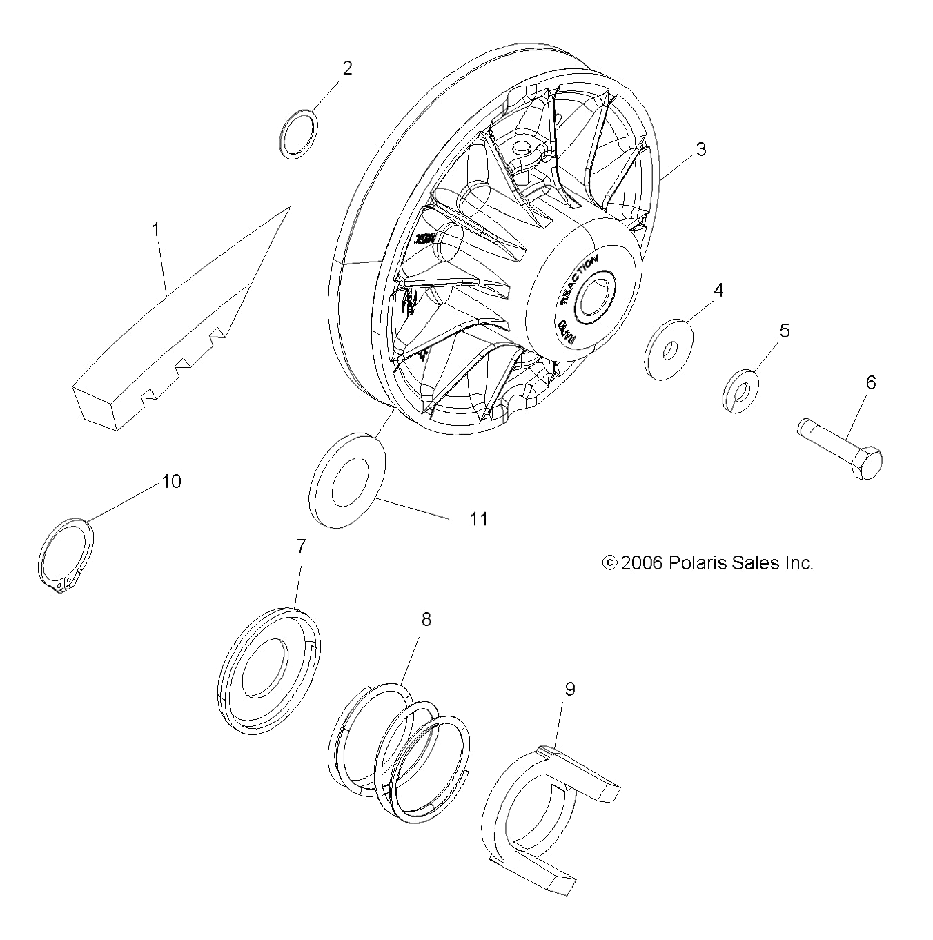 Polaris Ranger Drive Belt, for Specific Ranger Crew Diesel, and Ranger Diesel Models, Genuine OEM, 3211135