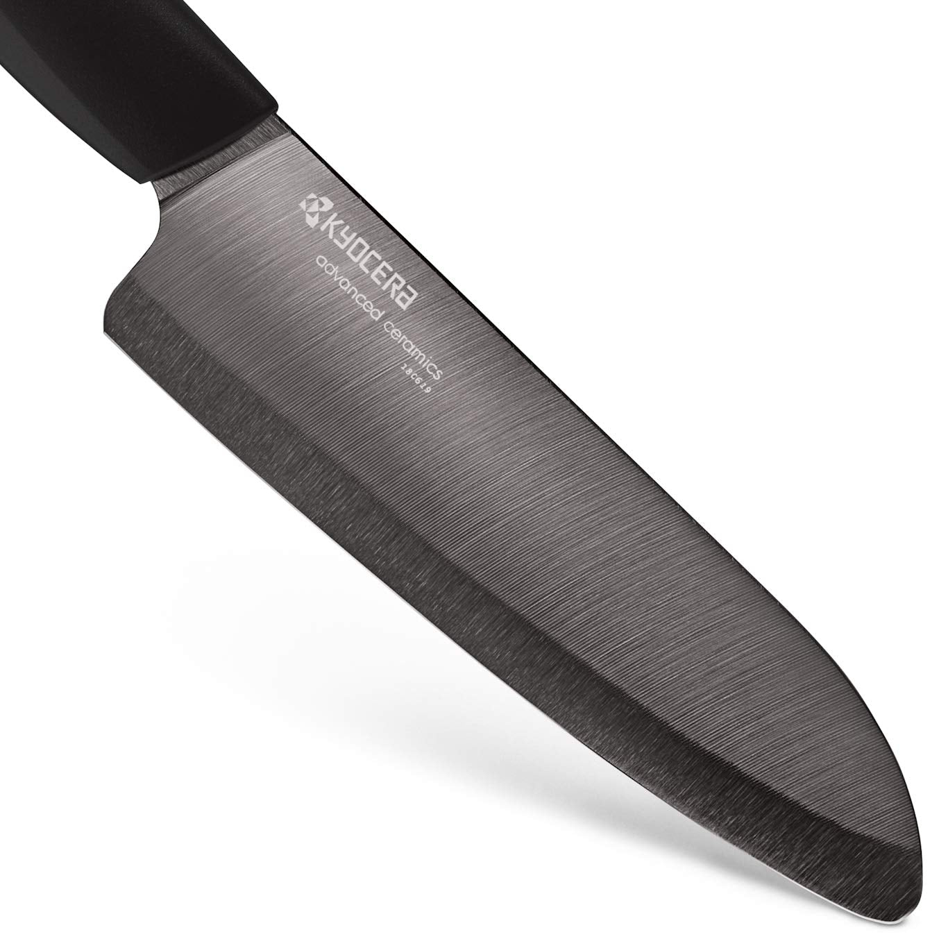 Kyocera’s Revolution 4-Piece Ceramic Knife Set: Chef Knife For Your Cooking Needs, Includes 6"Chef's Santoku, 5.5" Santoku, 4.5" Utility & 3" Paring Knives, Black