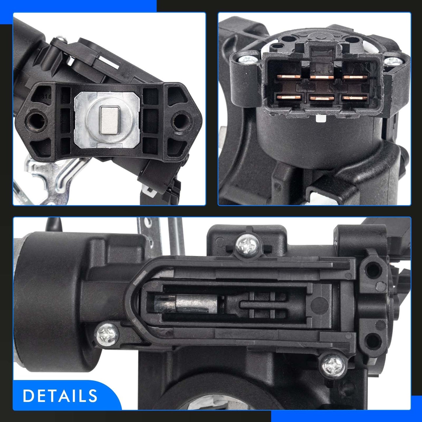 81910-1R110 Ignition Lock Switch Assembly with Door Lock & Keys Fit for Hyundai Accent 2012-2017 Dodge Attitude 12-14, Ignition Lock Cylinder with Housing Replace# 81900-1RB00 81900-1RJ00 81970-1RA00