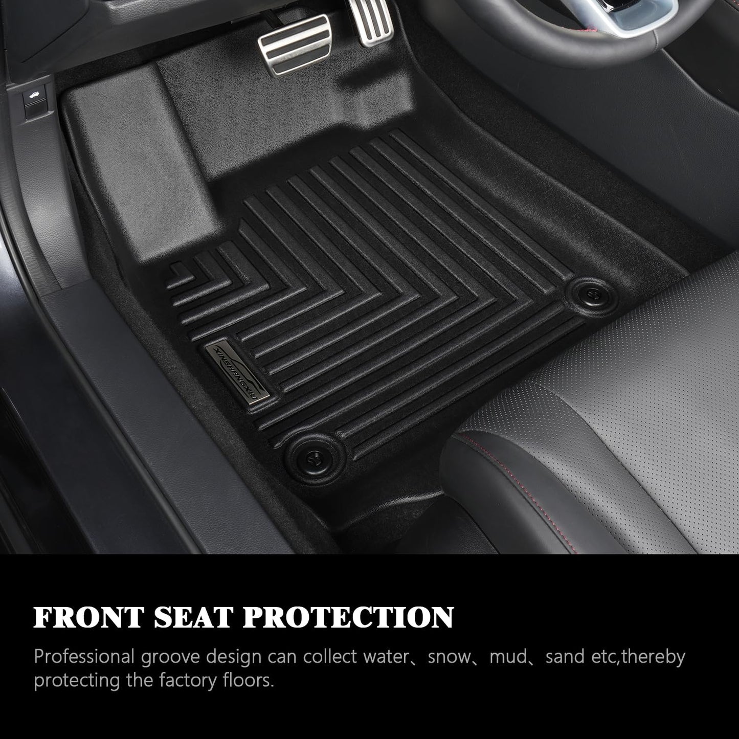 XINSHANGXIU Floor Mats & Cargo Liner for 2025 2026 Nissan Murano,1st 2nd Row with Trunk Mat,TPE All Weather Protection Slush Floor Liner Black