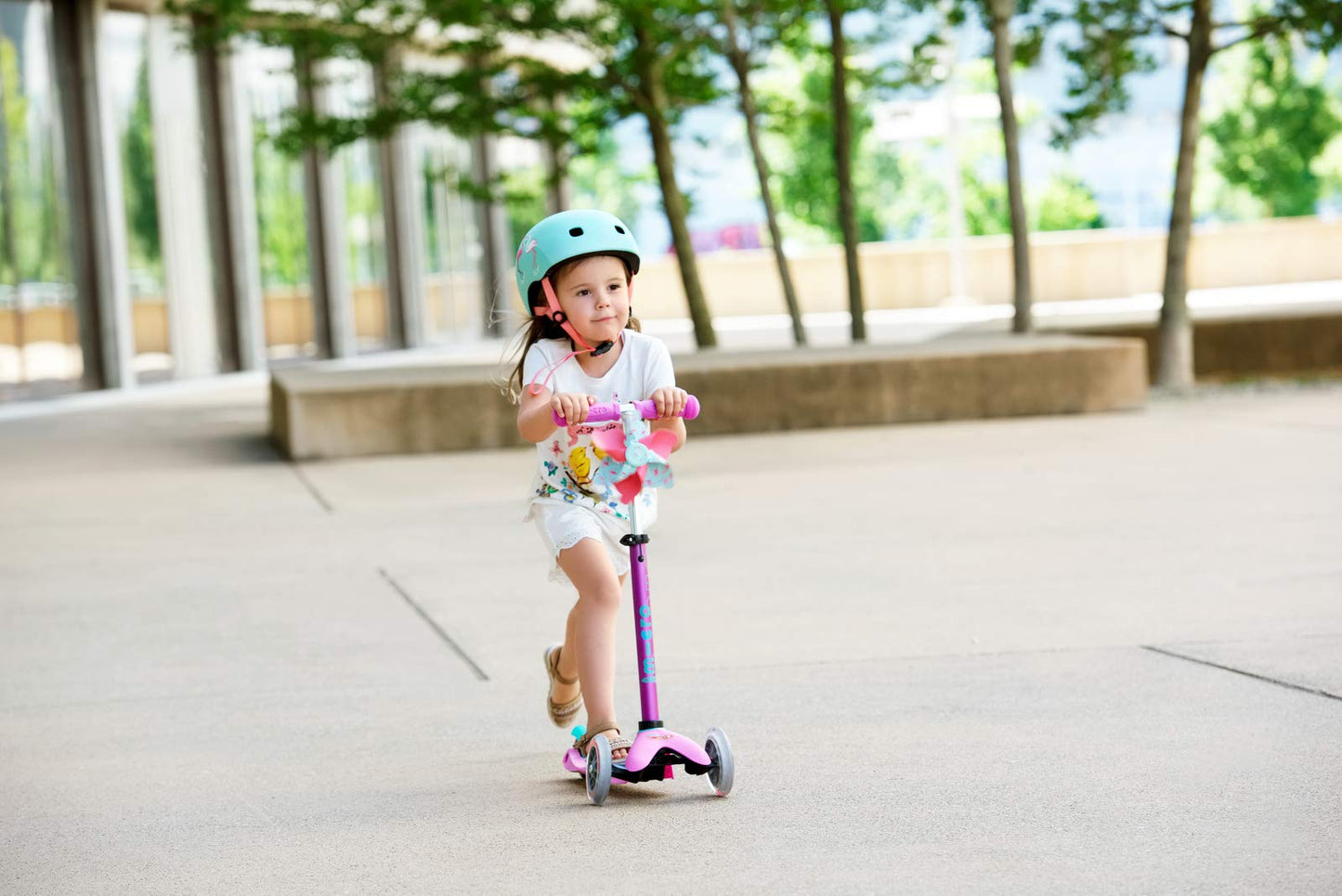 Mini Deluxe 3-Wheeled, Lean-to-Steer, Swiss-Designed Micro Scooter for Kids, Ages 2-5 (Lavender)…