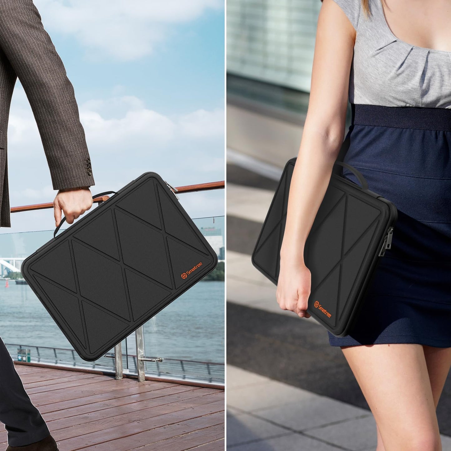 Smatree MS86T Hard EVA Protective Sleeve with Stand Compatible for 16 inch ASUS ROG Zephyrus G16 2026 GU606/2025/2024, for Zenbook S16 UX5606, for 15.6inch Vivobook S 15 M5506/Vivobook 16 Flip TP3607