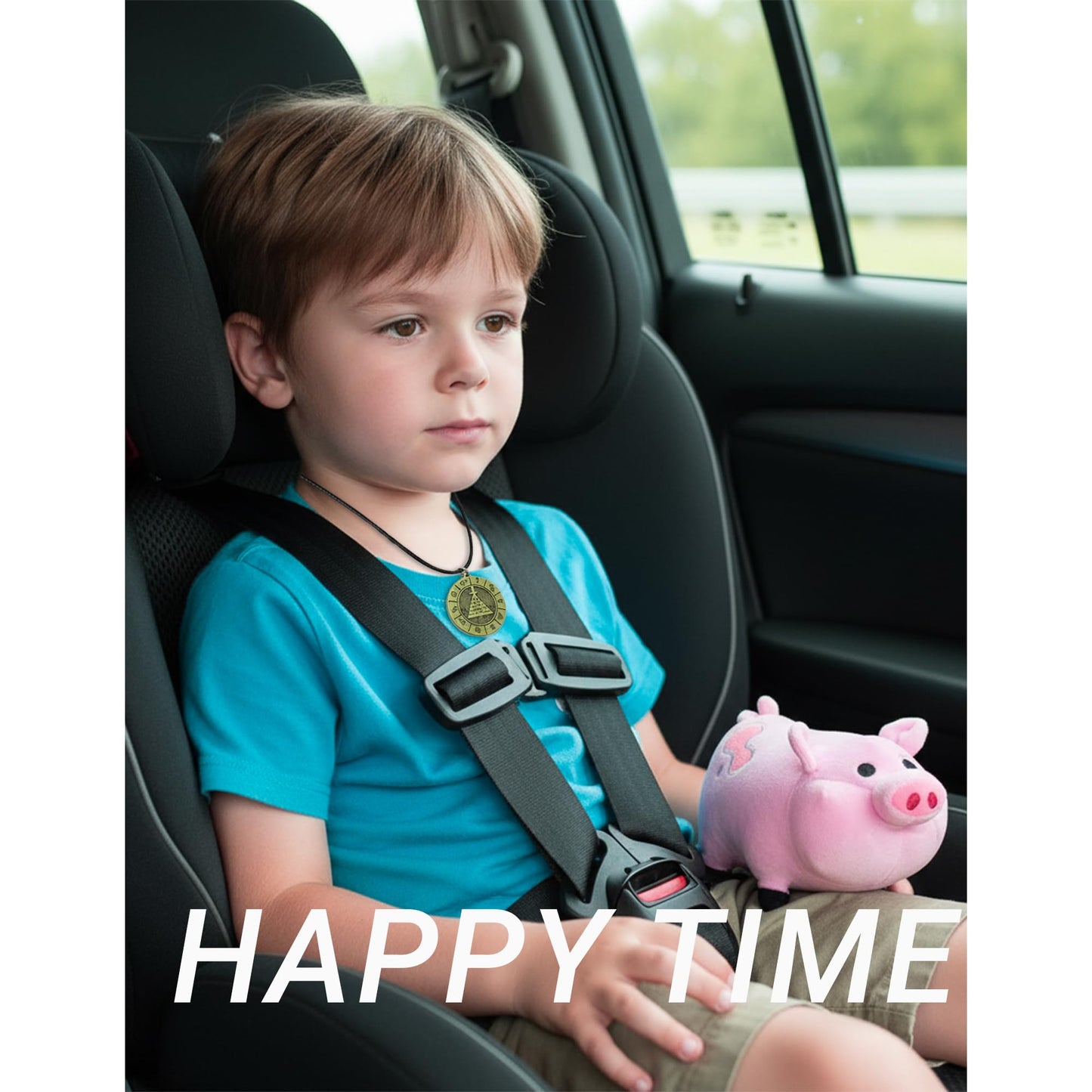 VIYRDOK Waddles Plush Gravity Pink Pig with Pendant, Cute Merch Animal for Kids Adult, Falls Gift Halloween