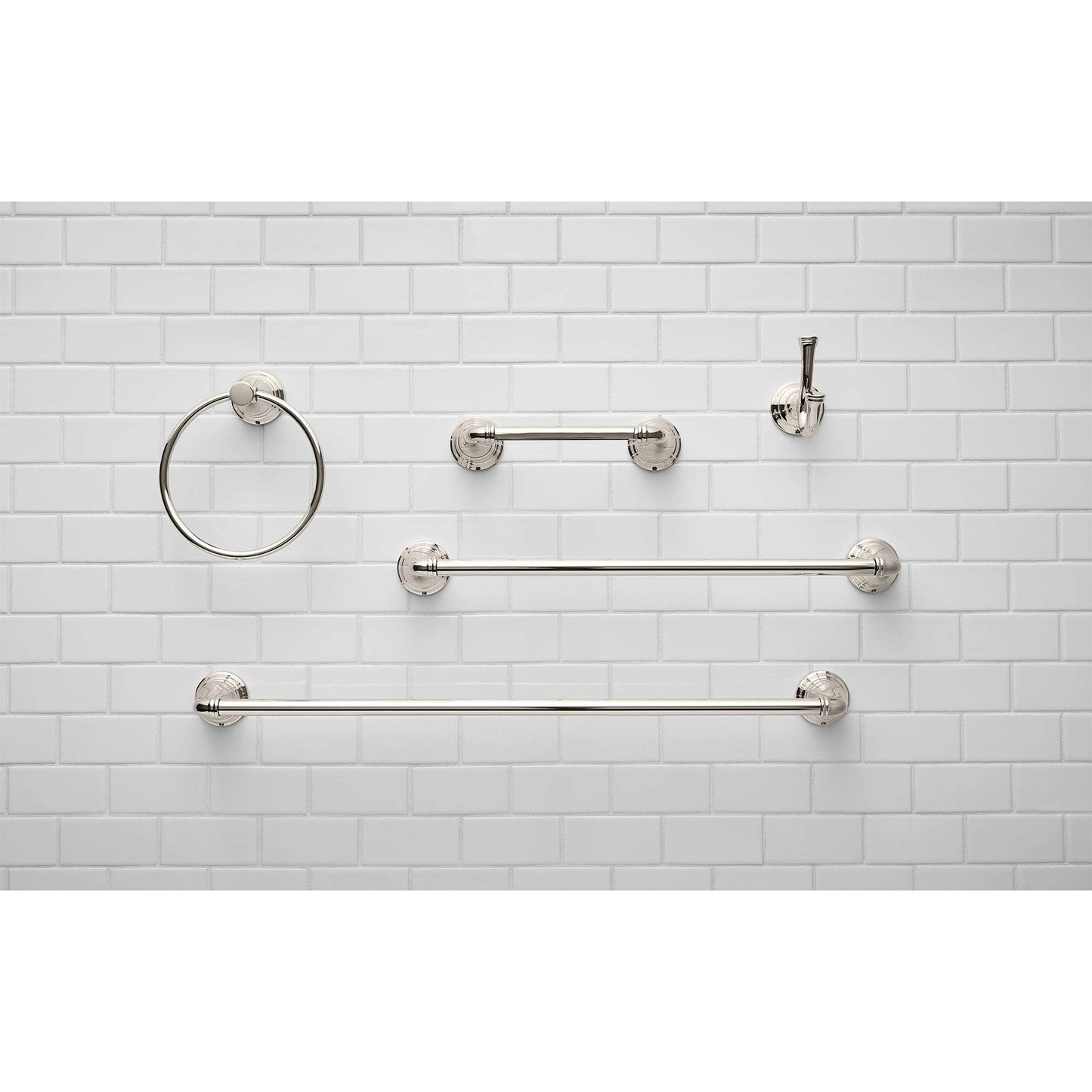 American Standard 7052230.013 Delancey Pivoting Toilet Paper Holder, Polished Nickel