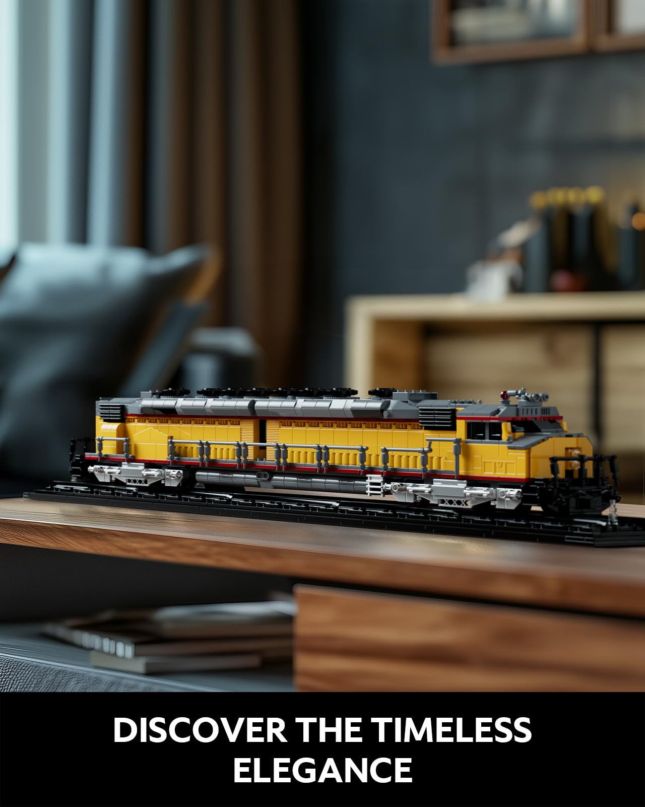 Nifeliz DDA40X Locomotive Building Set with Base, Collectible Steam Train Building Toy Model for Adult Train Lovers, Ideal Gift for Home Décor (1603 PCS, NF10296)
