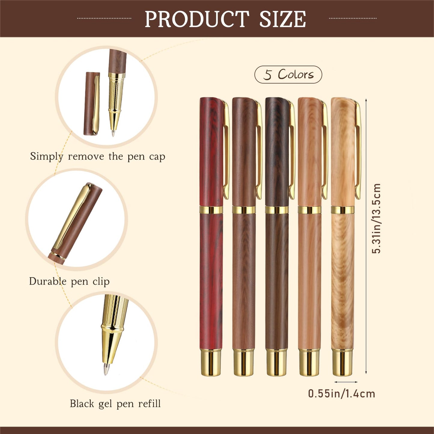 PerKoop 100 Pcs Ballpoint Pens for Men Thank You Gifts Bulk Inspirational Black Ink Pen Back to School Gifts for Teacher Team Employee Coworker