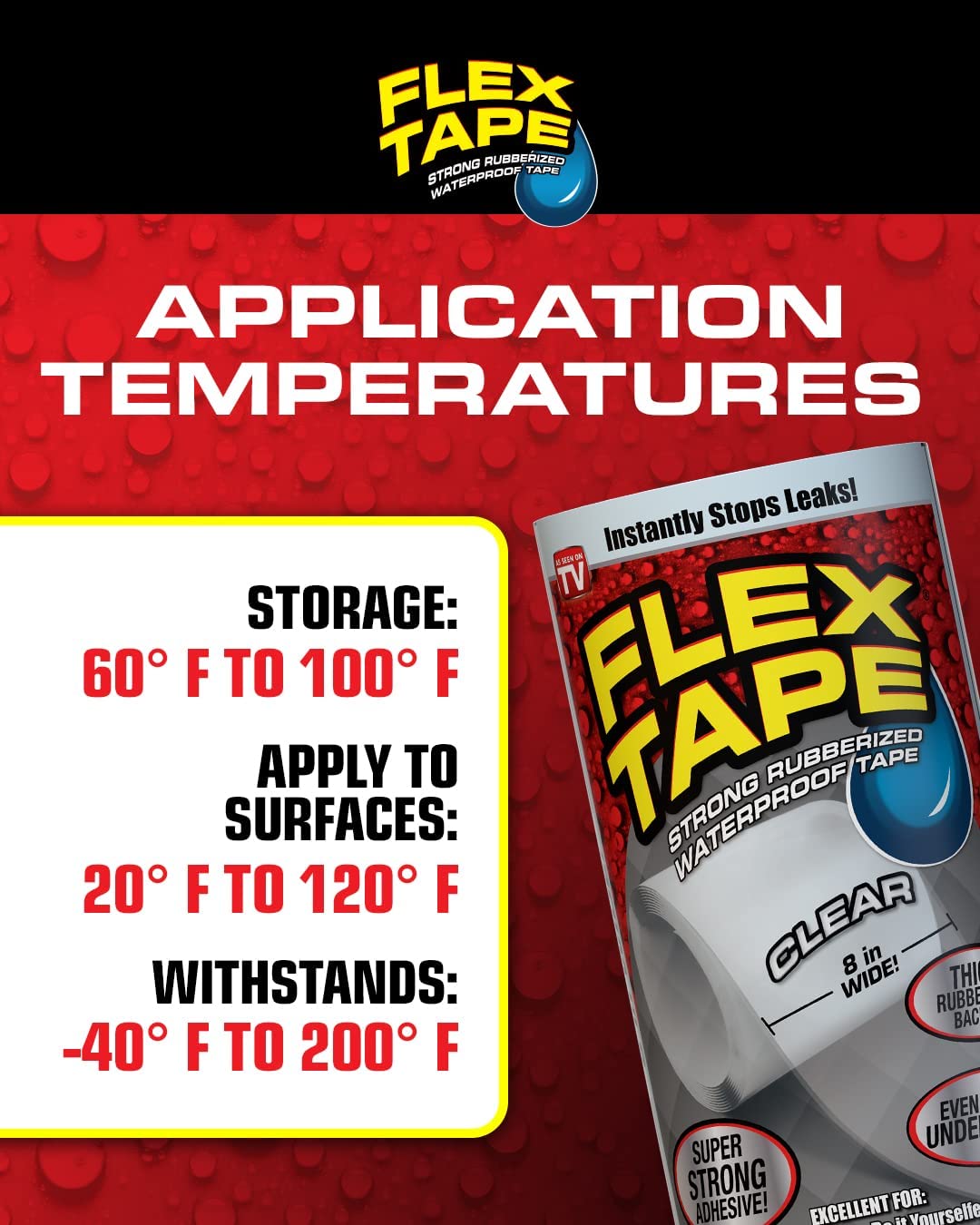 Flex Tape, Original Thick Flexible Rubberized Waterproof Tape - Seal and Patch Leaks, Works Underwater, Indoor Outdoor - Home RV Roof Plumbing and Pool Repairs, Gray, 12 in x 10 ft, Pack of 1