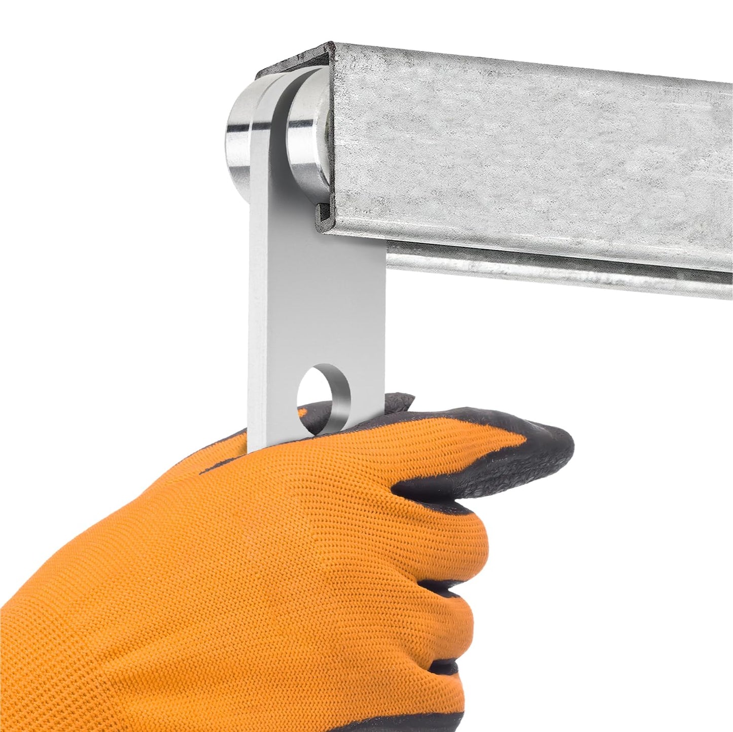 20 Pack 2 Wheels Trolley Assembly Rollers, 2 Bearings Strut Channel Trolley Hardware, Stable Strut Roller Trolley for 1-5/8" Wide and All 1-5/8" or Taller Strut Channel (Pack of 20)