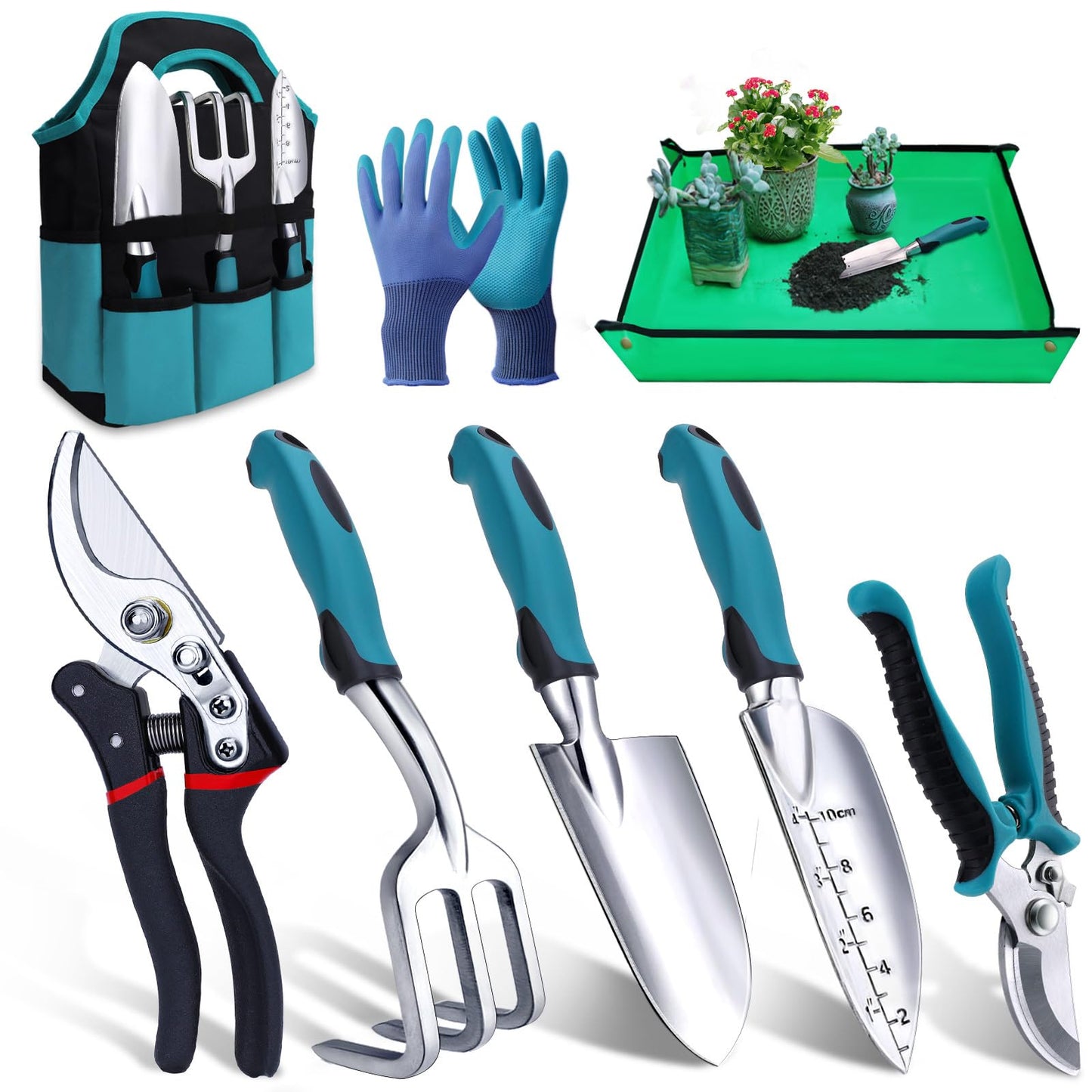 Kynup Garden Tool Gardening Tools Set Gardening Hand Tools Pruning Gardening Supplies Set Ideal Gardening Gift