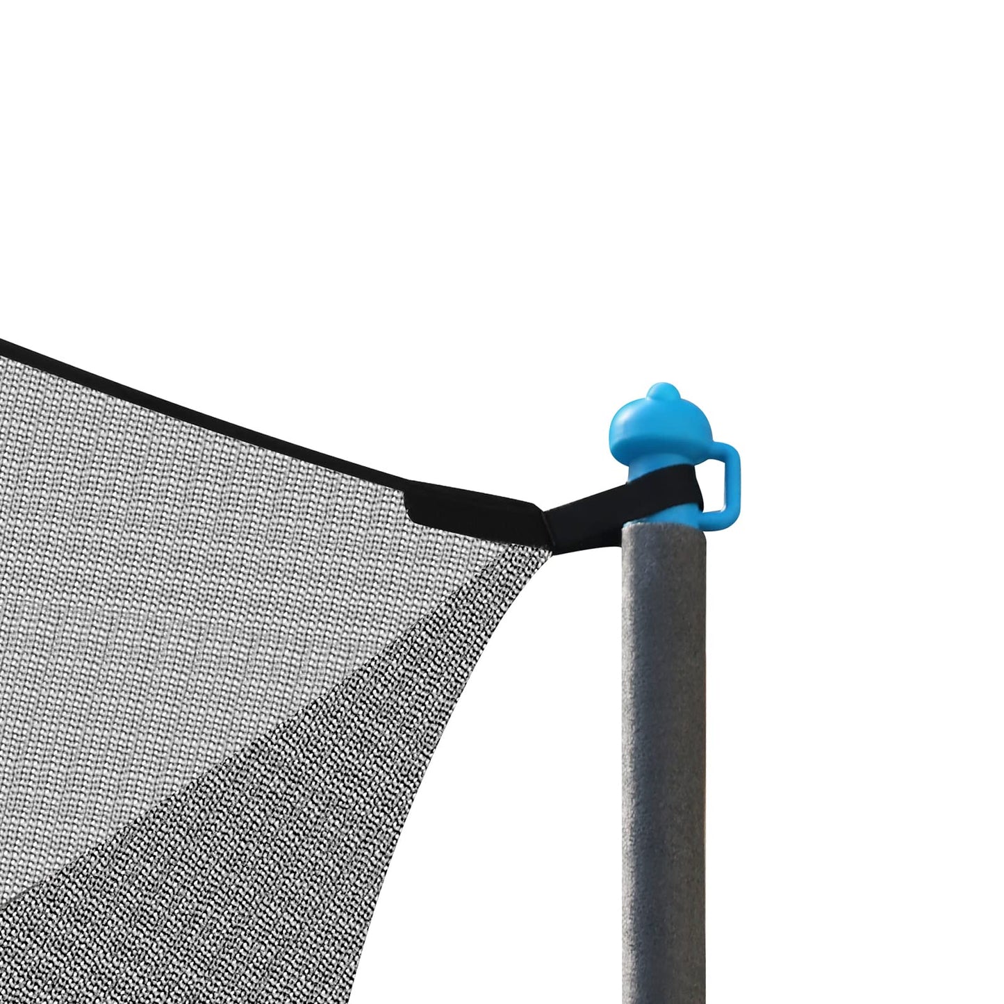 14FT Trampoline Enclosure Net with Universal Trampoline Replacement Enclosure Poles and Hardware (Only fit for 14FT Trampoline with 6 Poles)