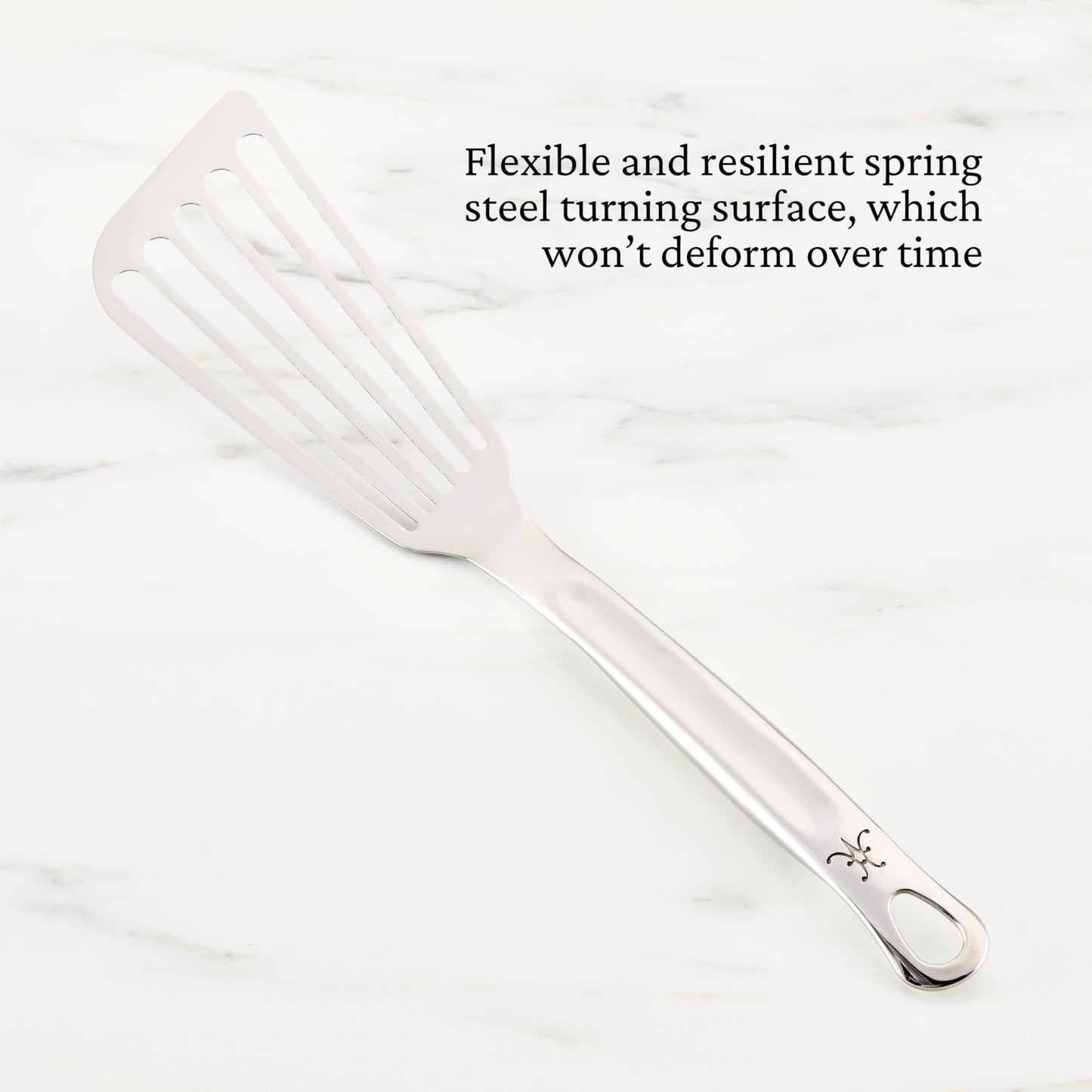 Hestan Provisions Chef Tool, Stainless Steel Fish Turner, 13 Inch