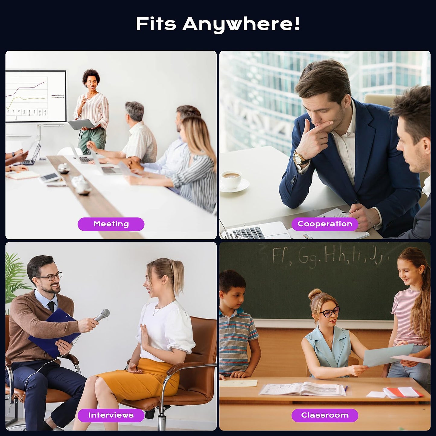 128GB(9800 Hour) Magnetic Voice Recorder with AI Triple Noise Reductio, 30 Days Continuous Recording Device, Voice Activated Recorder with Screen Display, Digital Voice Recorder for Meetings/Lectures