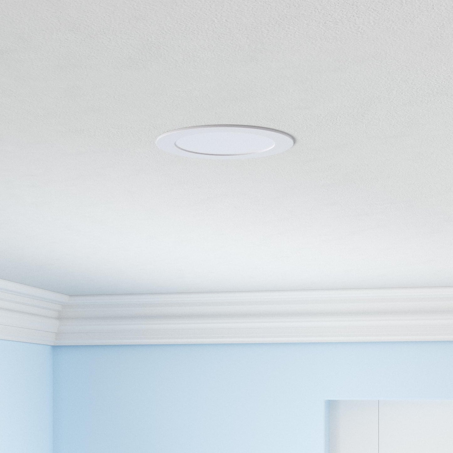 Vtuik 5 Inch LED Recessed Ceiling Light, 10W Dimmable Canless Wafer Downlight, Damp-Rated for Kitchen Living Room Basement Bathroom, Ultra Thin with Junction Box, 800LM 7CCT 2700K-6500K, 8 Pack