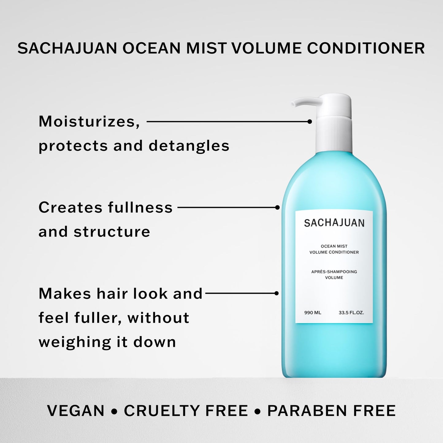 SACHAJUAN Ocean Mist Volume Conditioner 990 ml