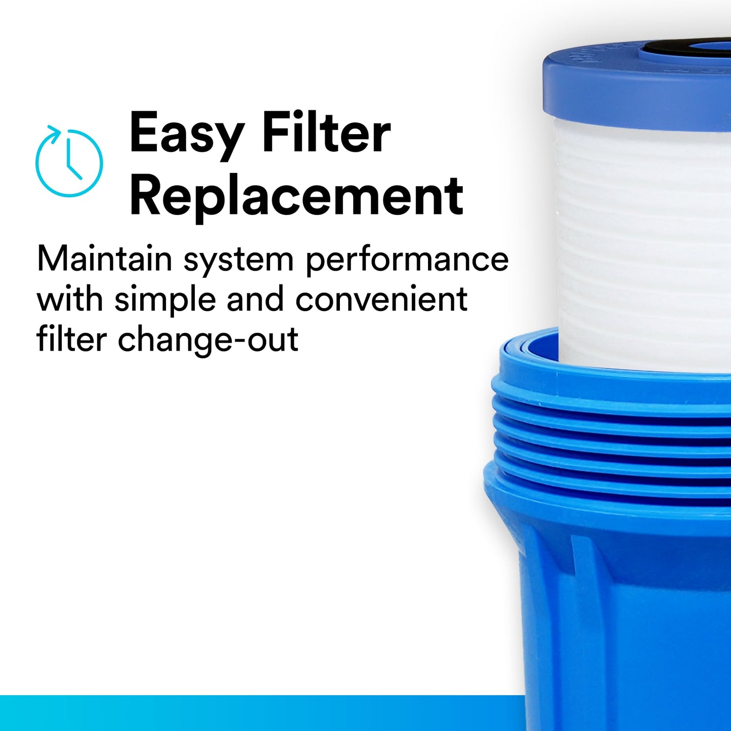 3M Aqua-Pure AP810-2 Whole House Replacement Water Filter Drop-in Cartridge, Large Capacity, for use with AP802 Housing