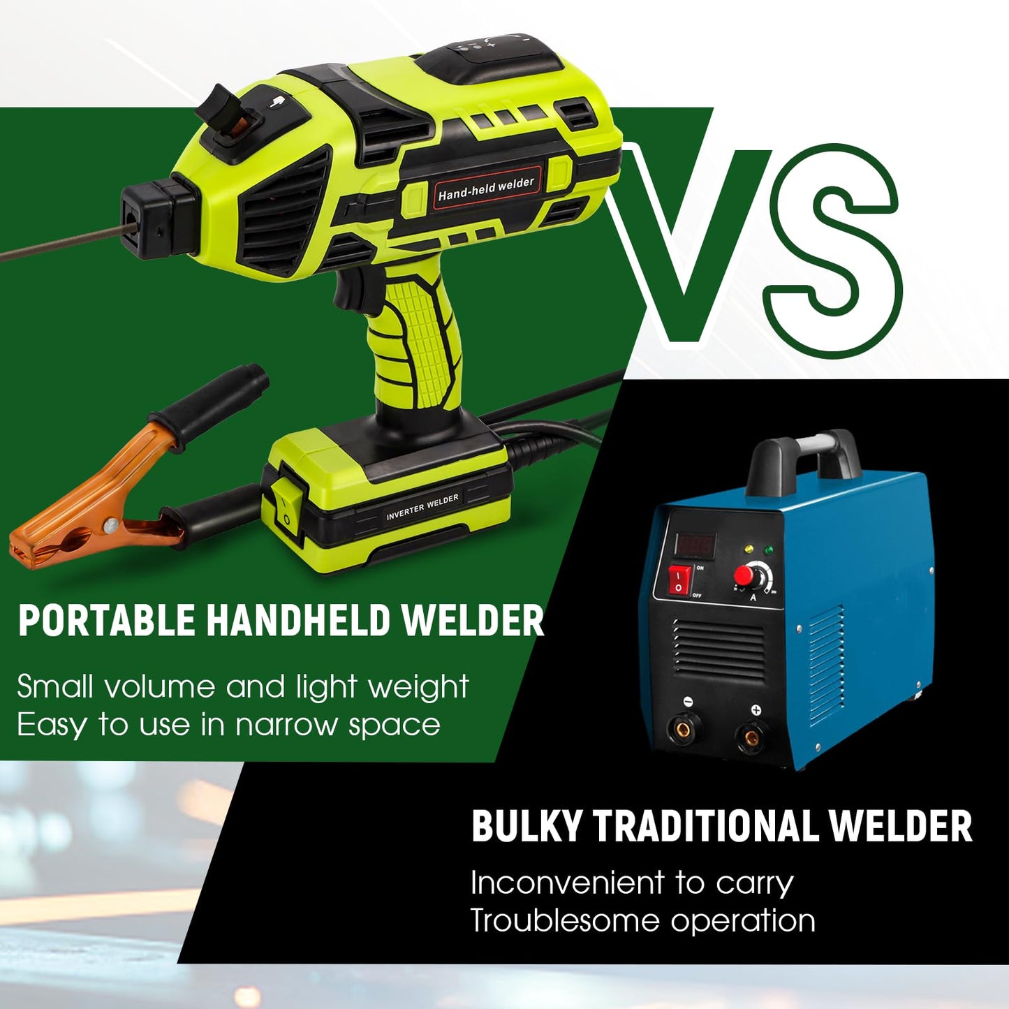 Antstone 4600W Welding Machine Handheld 20-120A 110V Portable ARC Stick Welder Gun with 6 Variable Current Adjustment IGBT Inverter with Welding Tool Set for 3/32"-1/8" Welding Rod Gift