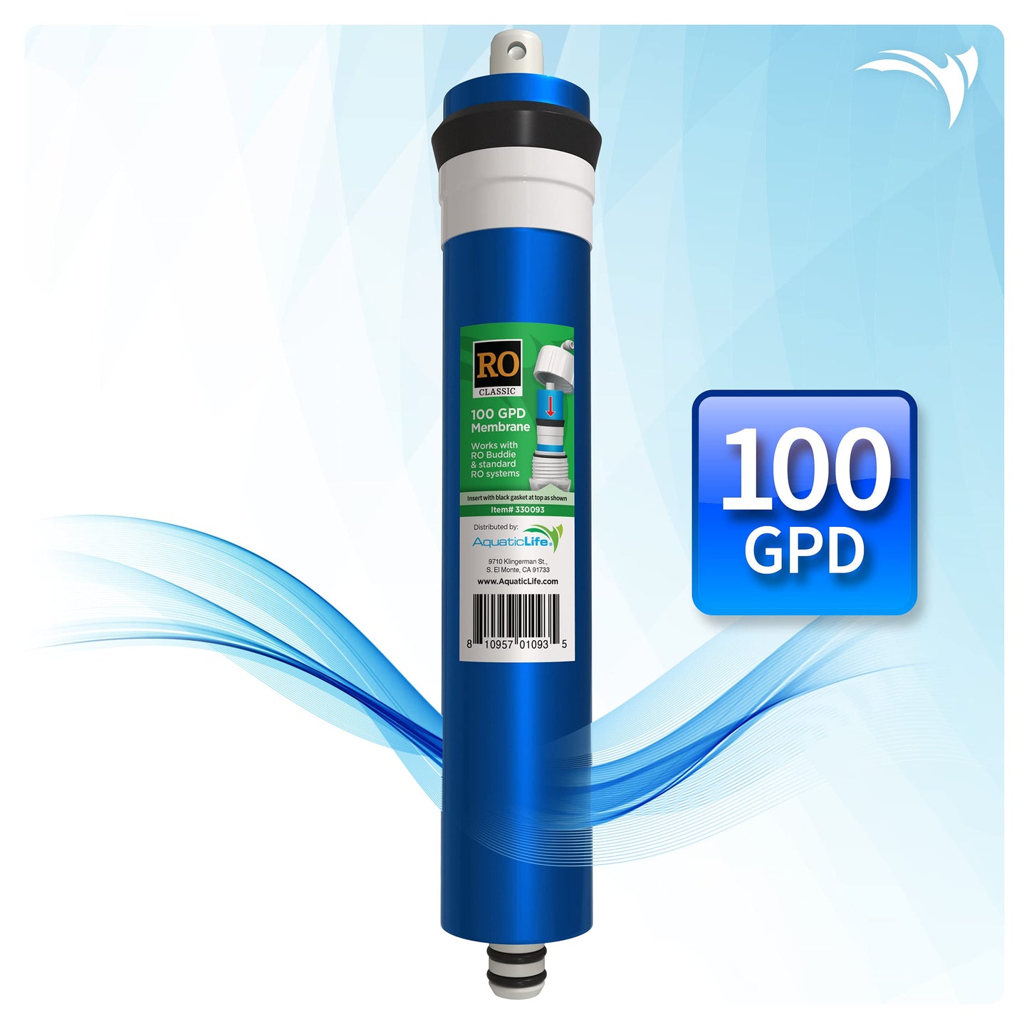 Aquatic Life 100 GPD Reverse Osmosis Membrane Filter