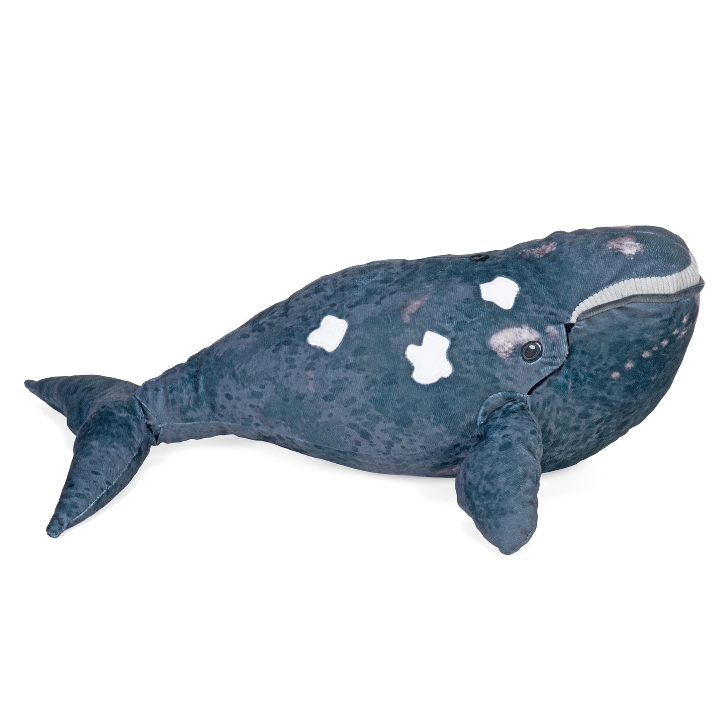 Wild Republic Cuddlekins Eco Northern Right Whale, Stuffed Animal, 17 Inches, Plush Toy, Eco-Friendly