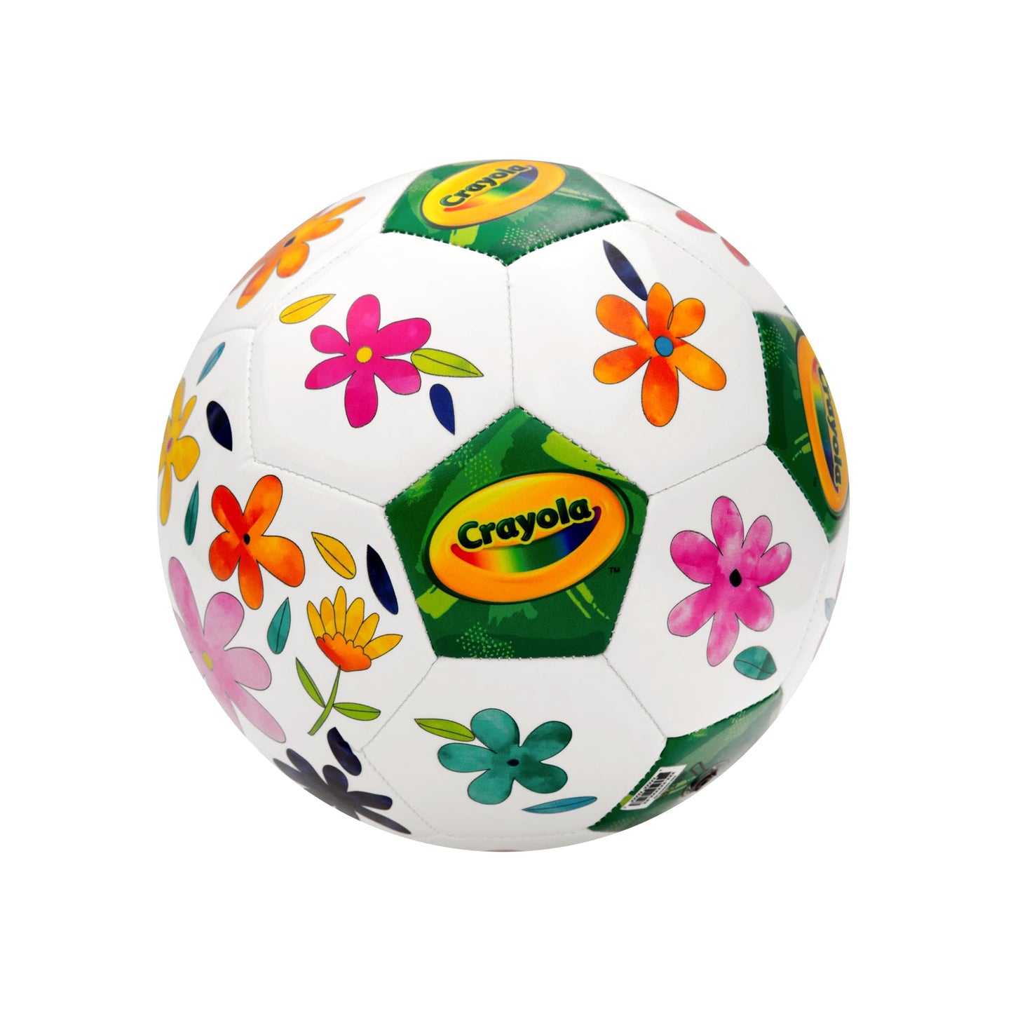 Crayola Score N' Explore Officially Licensed Play Ball 5" – Flower Explorer, Soccer Ball for Kids, Fun Learning Toy Activity Ball