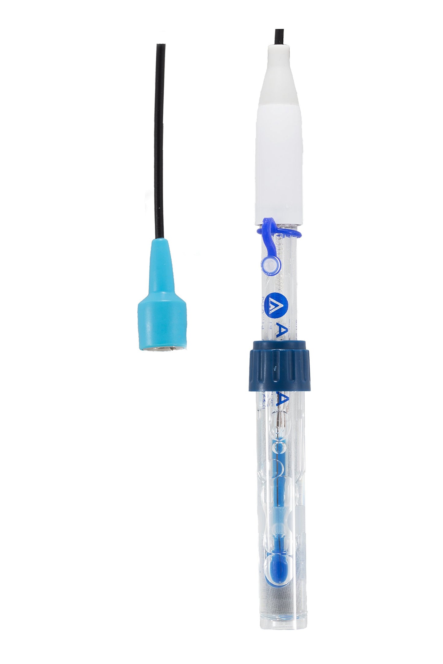Apera Instruments, LLC-AI3101 LabSen 211 Glass-Body pH Electrode for General Water Solutions, Impact-Resistant Sensor, TRIS Buffer Compatible, BNC Connector