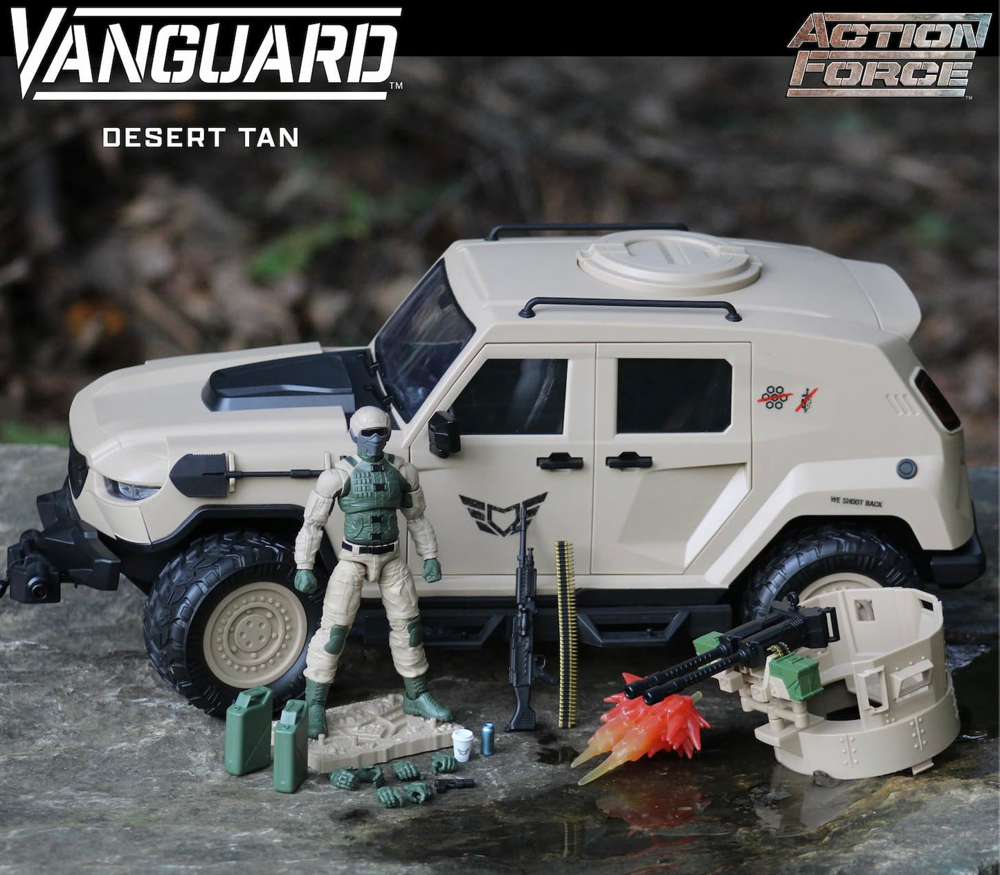 Action Force Valaverse Vanguard Vehicle Desert Tan